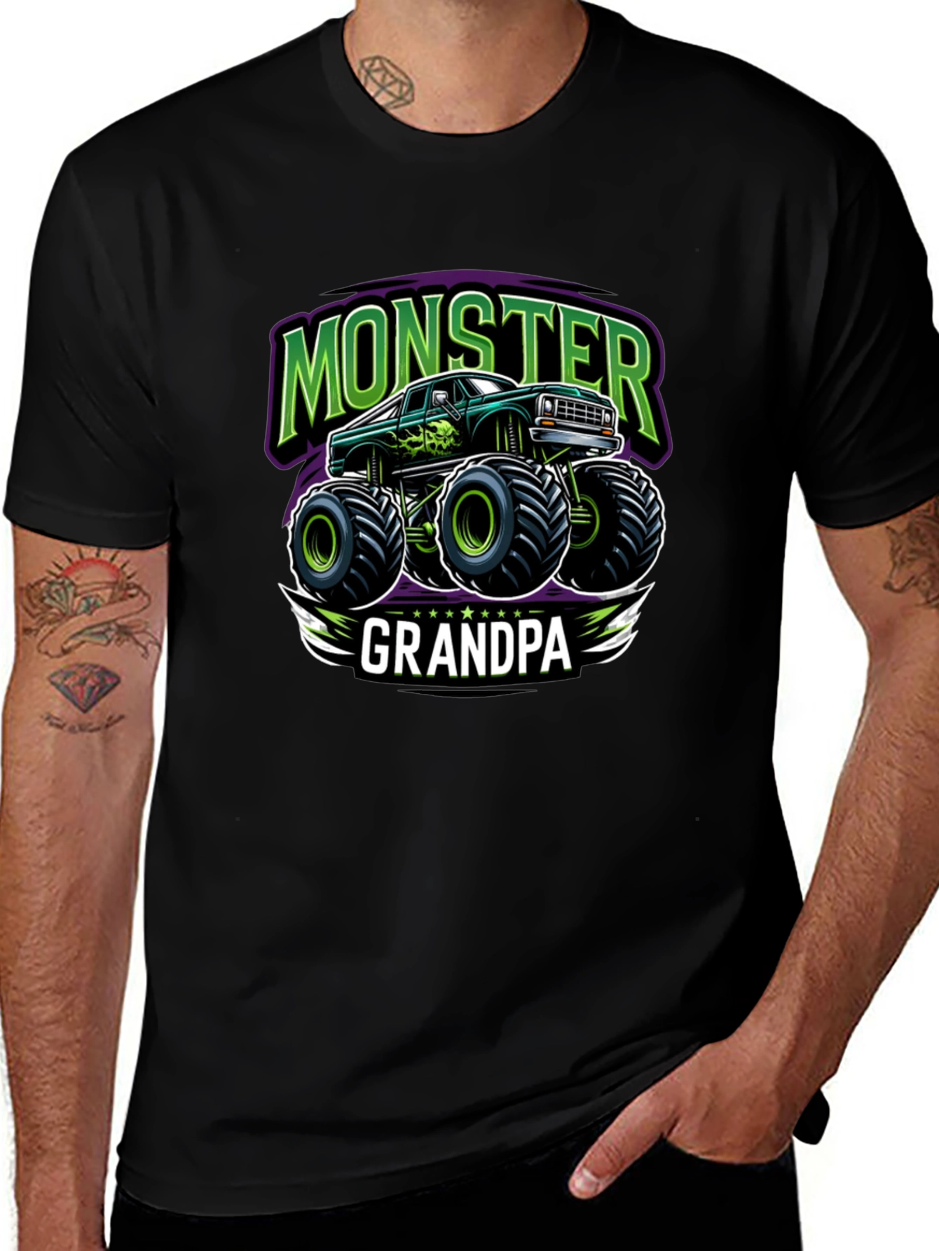 Monster Truck Grandpa T-Shirt