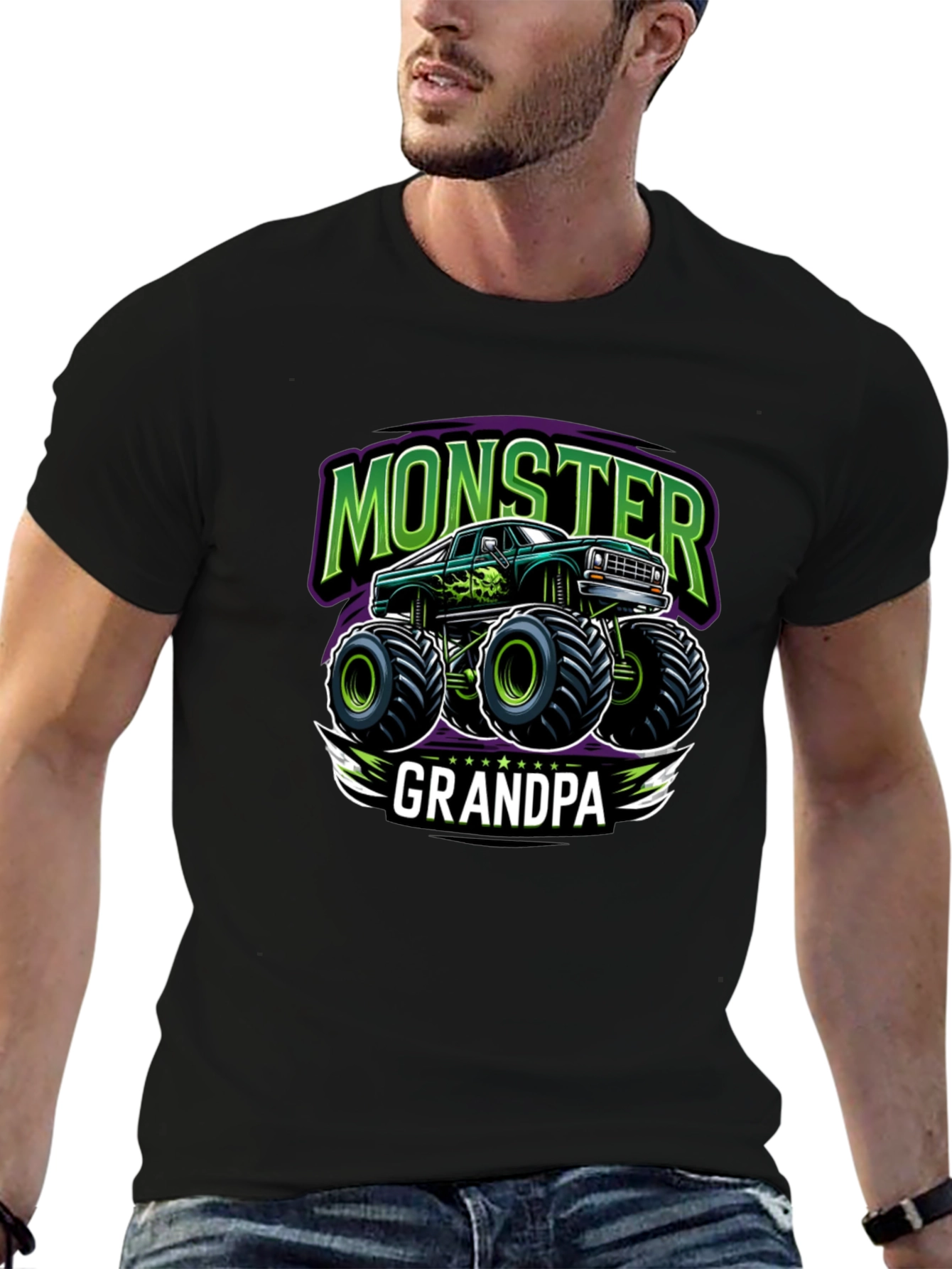 Monster Truck Grandpa T-Shirt