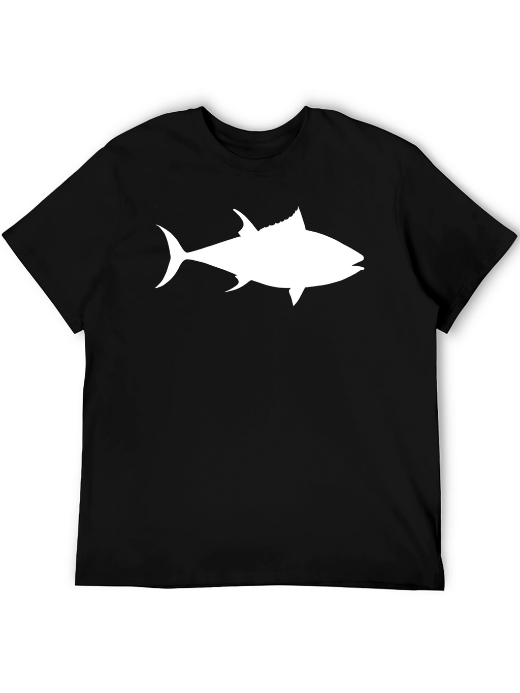 Tuna Fish Graphic Tee - Black Casual T-Shirt
