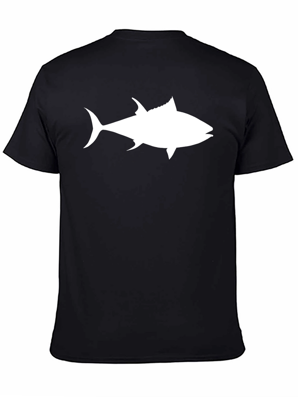 Tuna Fish Graphic Tee - Black Casual T-Shirt