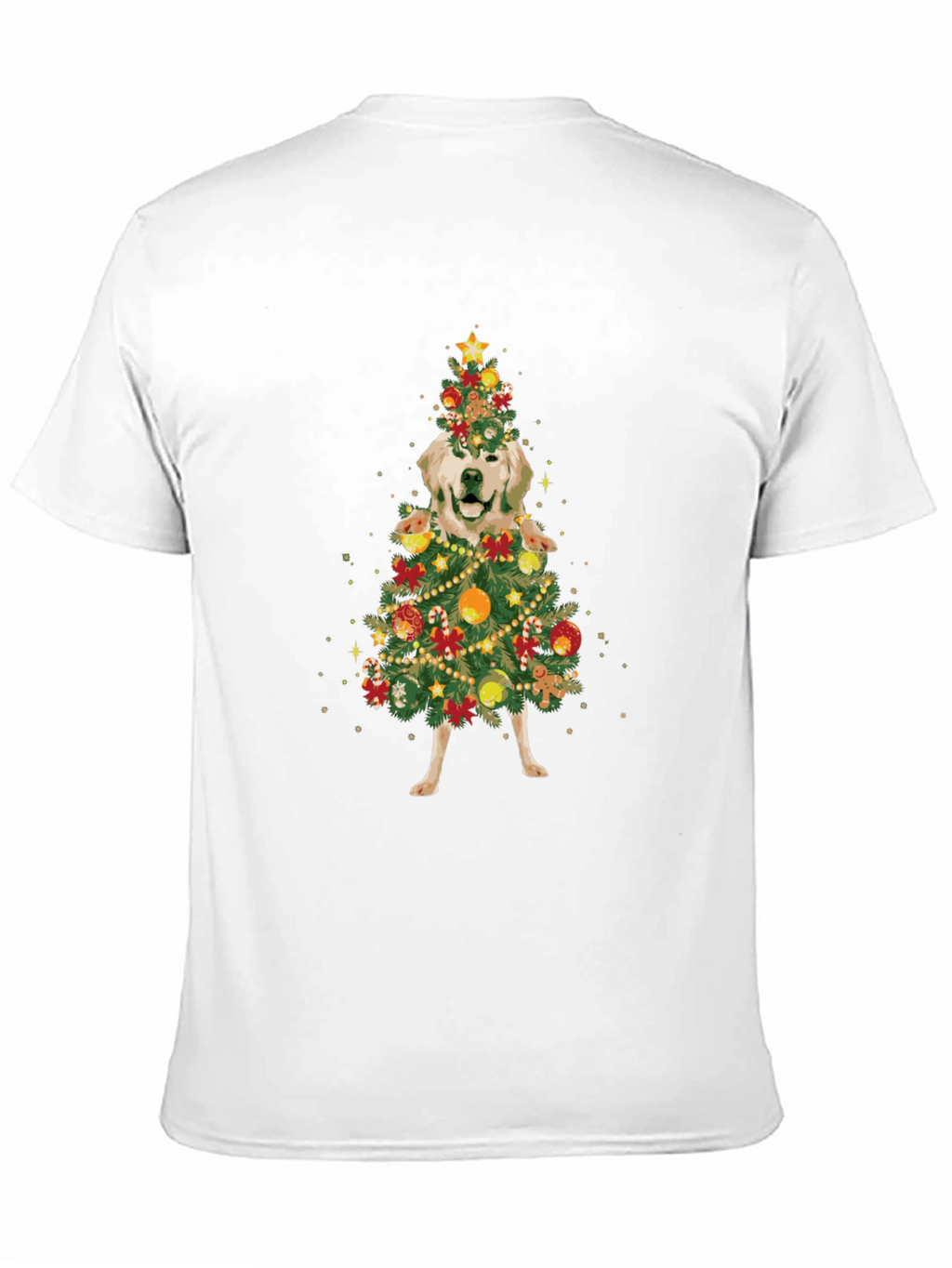 Golden Retriever Christmas Tree T-Shirt