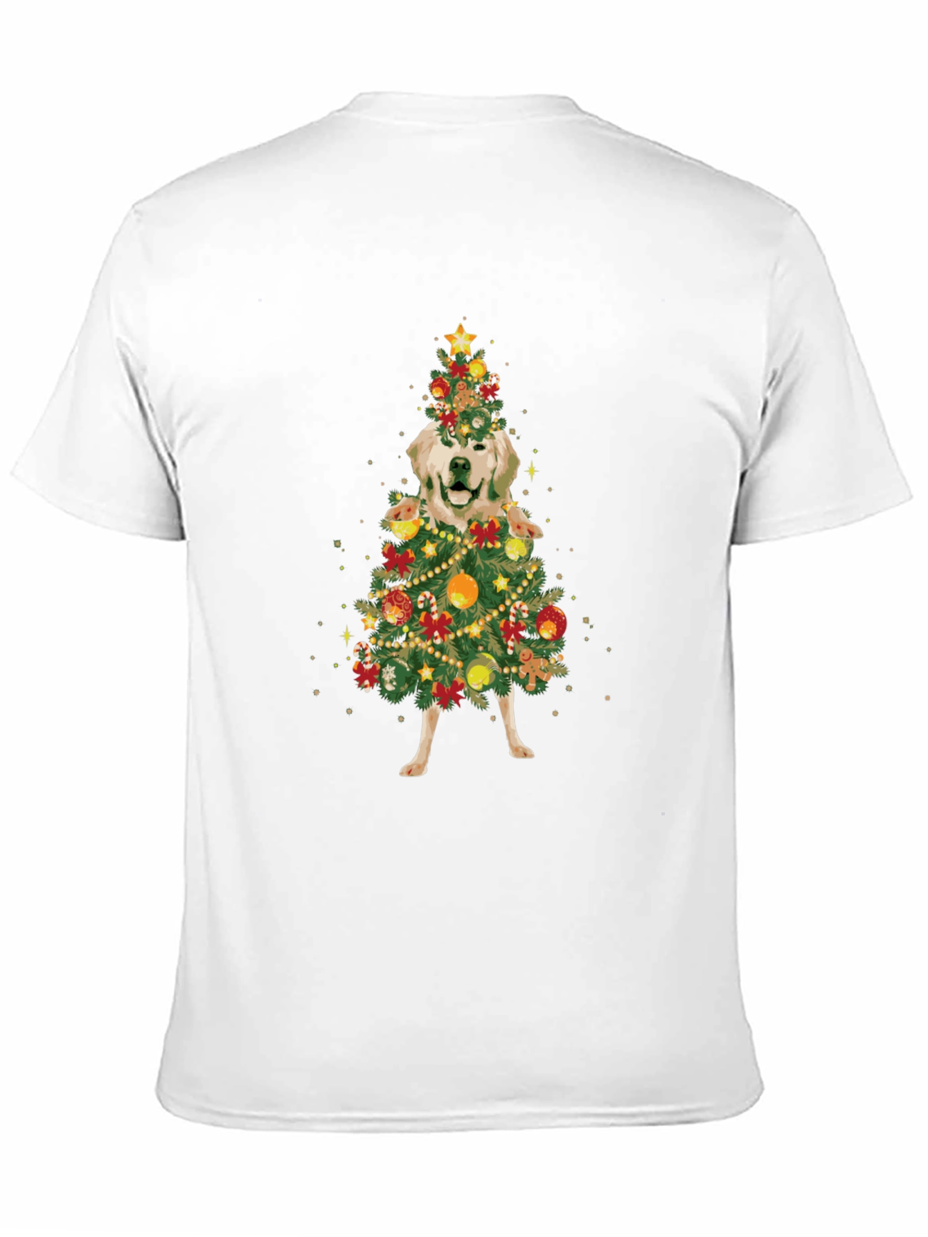 Golden Retriever Christmas Tree T-Shirt