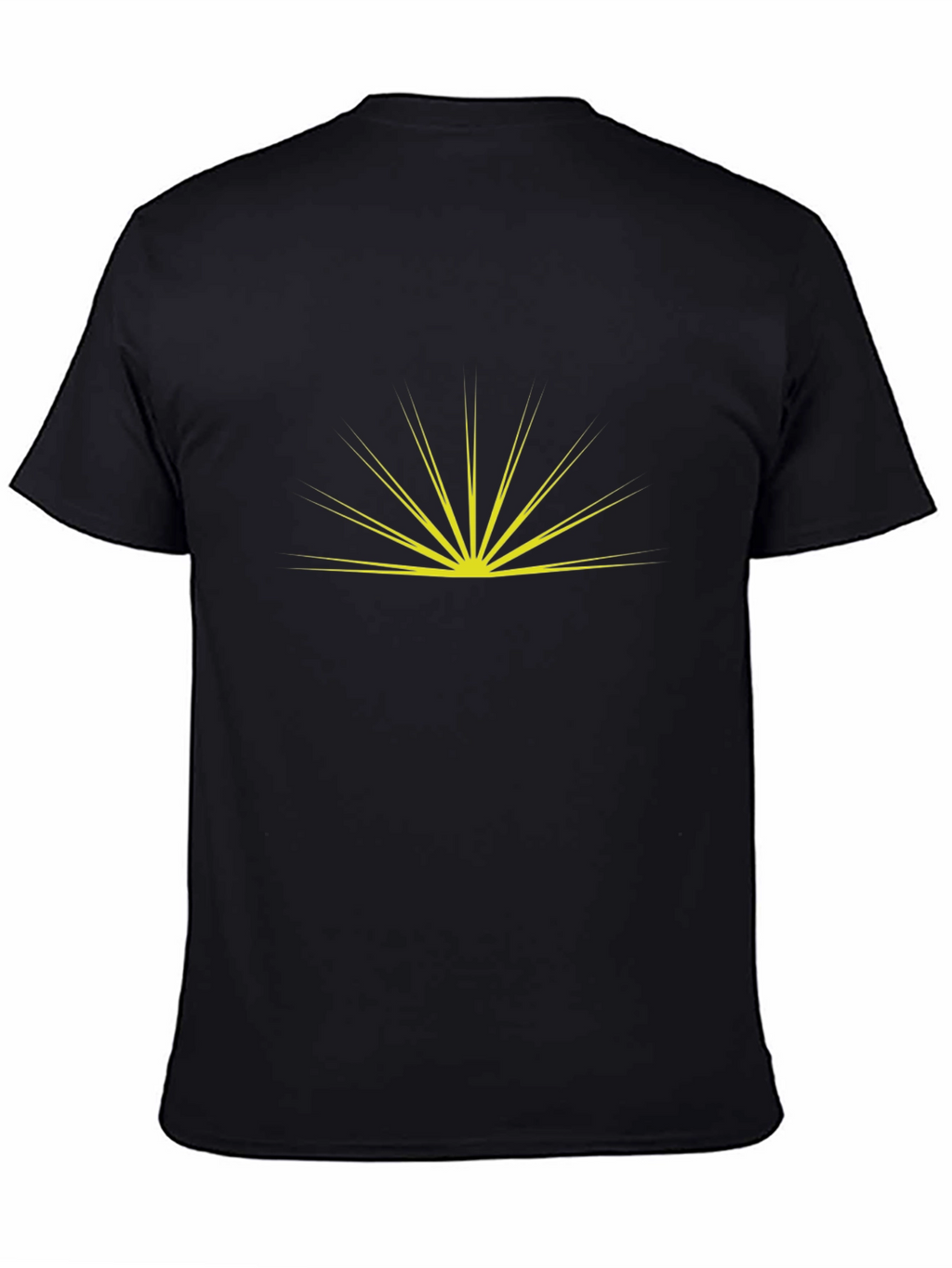 Sunrise Graphic Tee - Black Cotton Blend