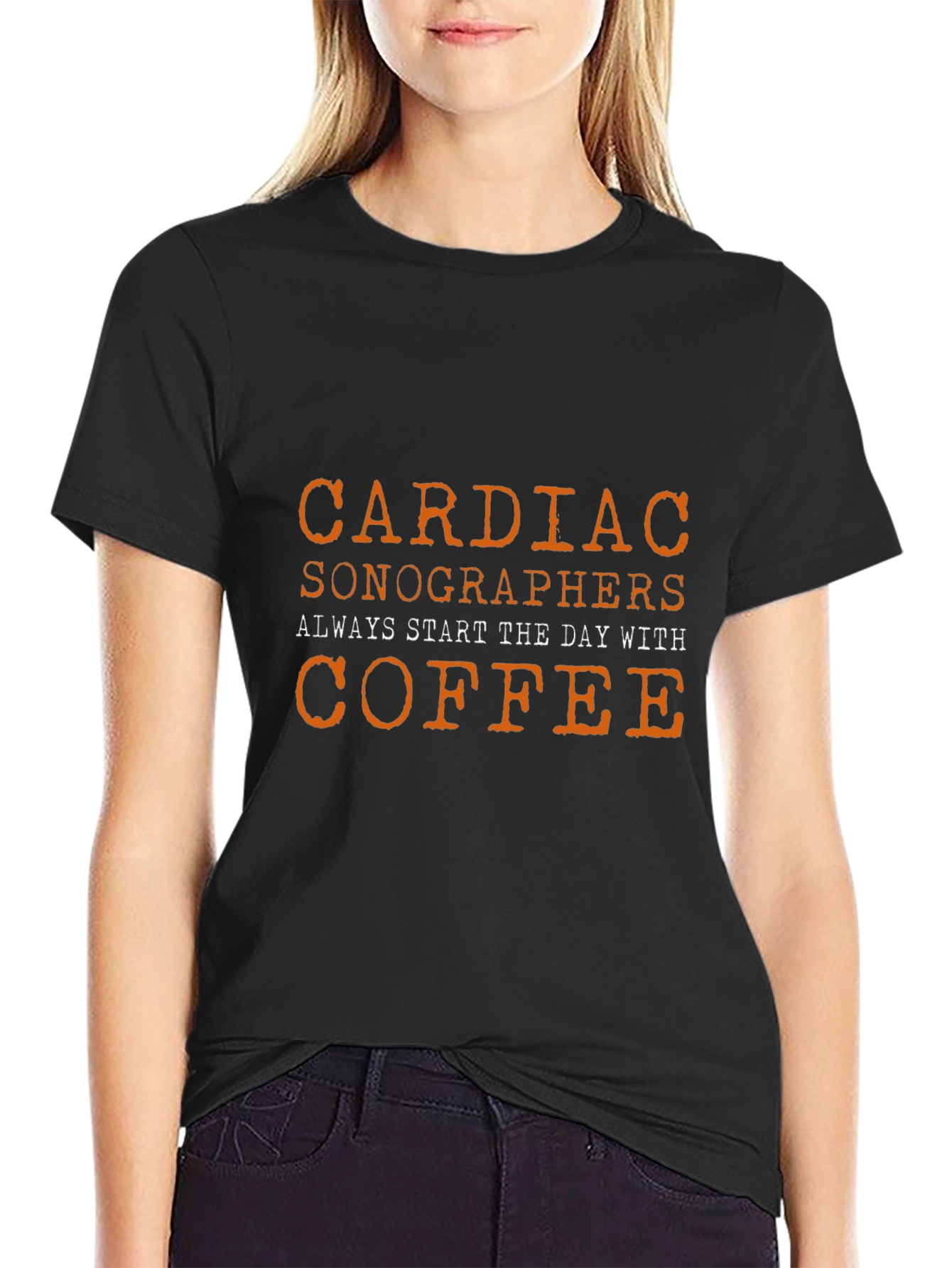 Cardiac Sonographers Coffee T-Shirt
