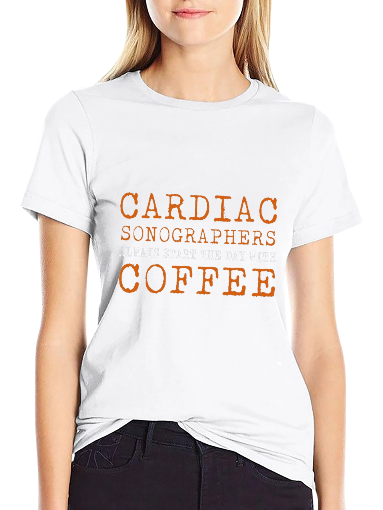 Cardiac Sonographers Coffee T-Shirt