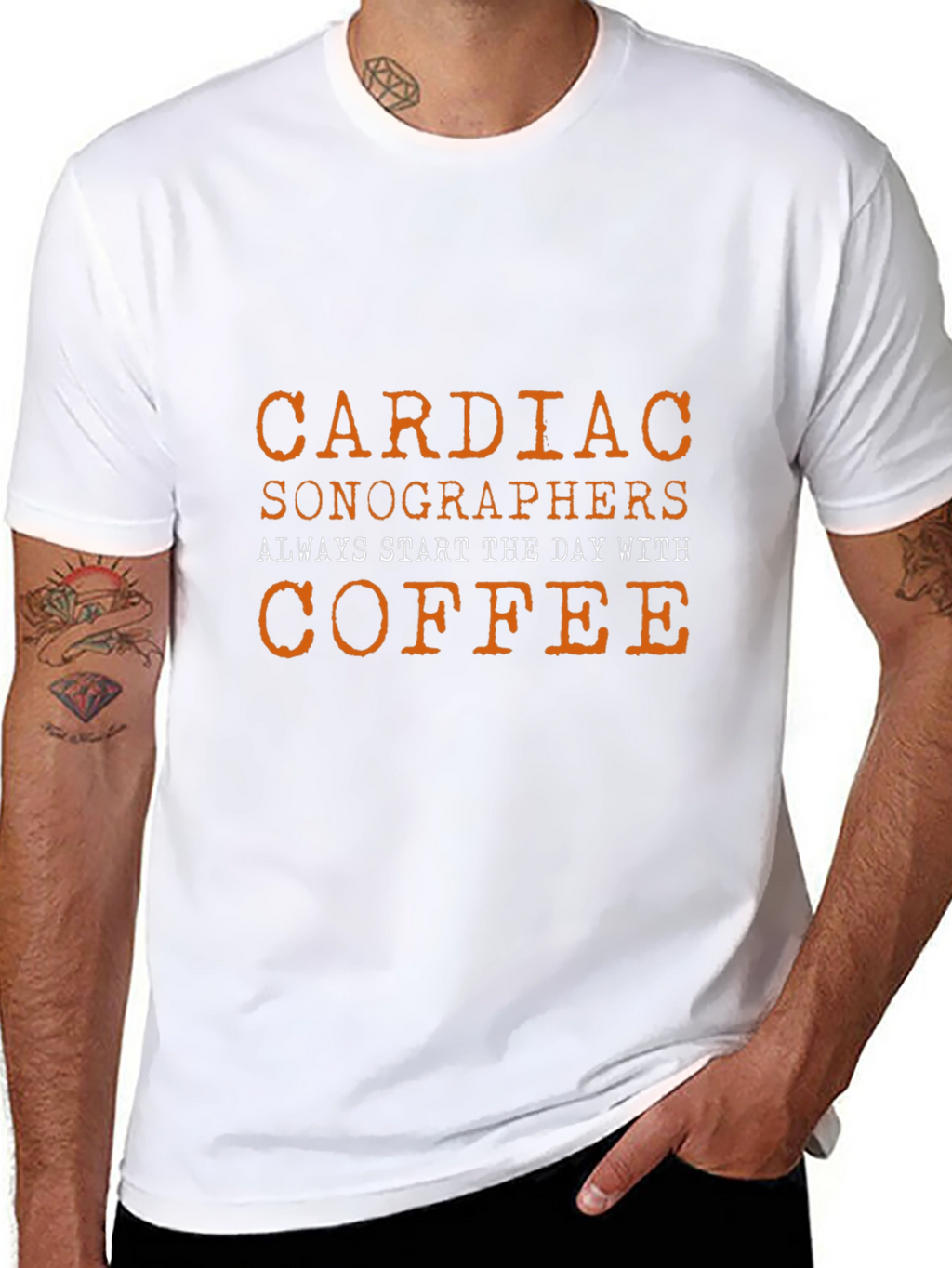 Cardiac Sonographers Coffee T-Shirt
