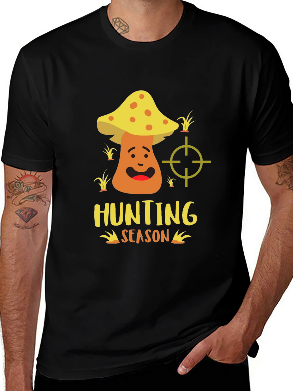 Hunting Season Mushroom Graphic Tee