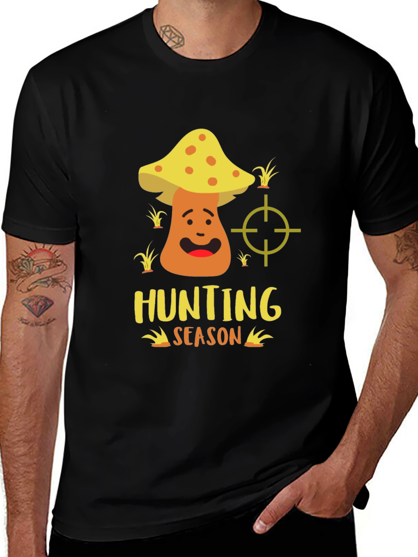 Hunting Season Mushroom Graphic Tee