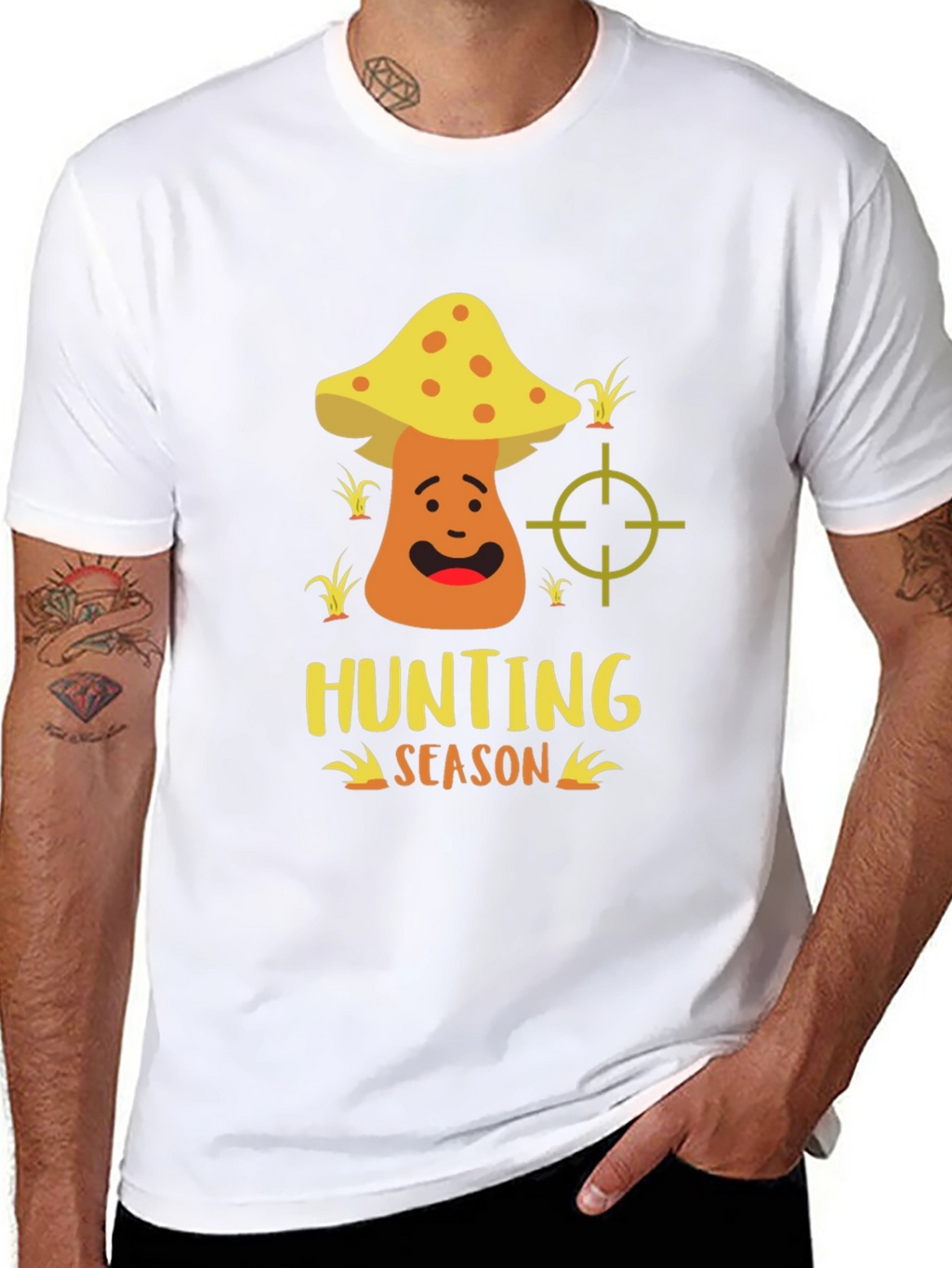 Hunting Season Mushroom Graphic Tee
