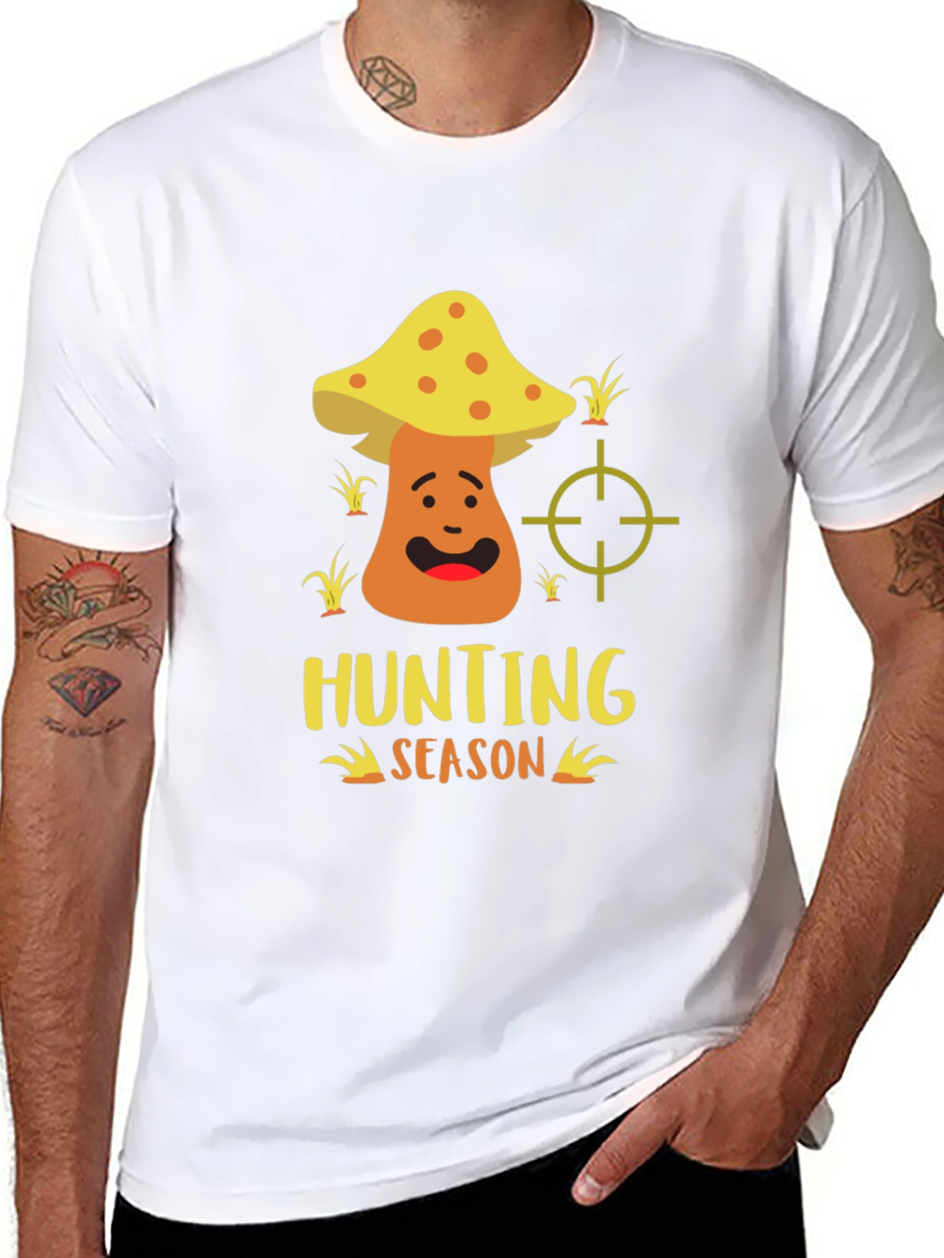 Hunting Season Mushroom Graphic Tee