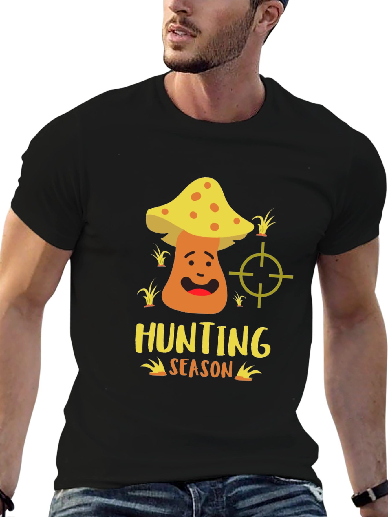 Hunting Season Mushroom Graphic Tee