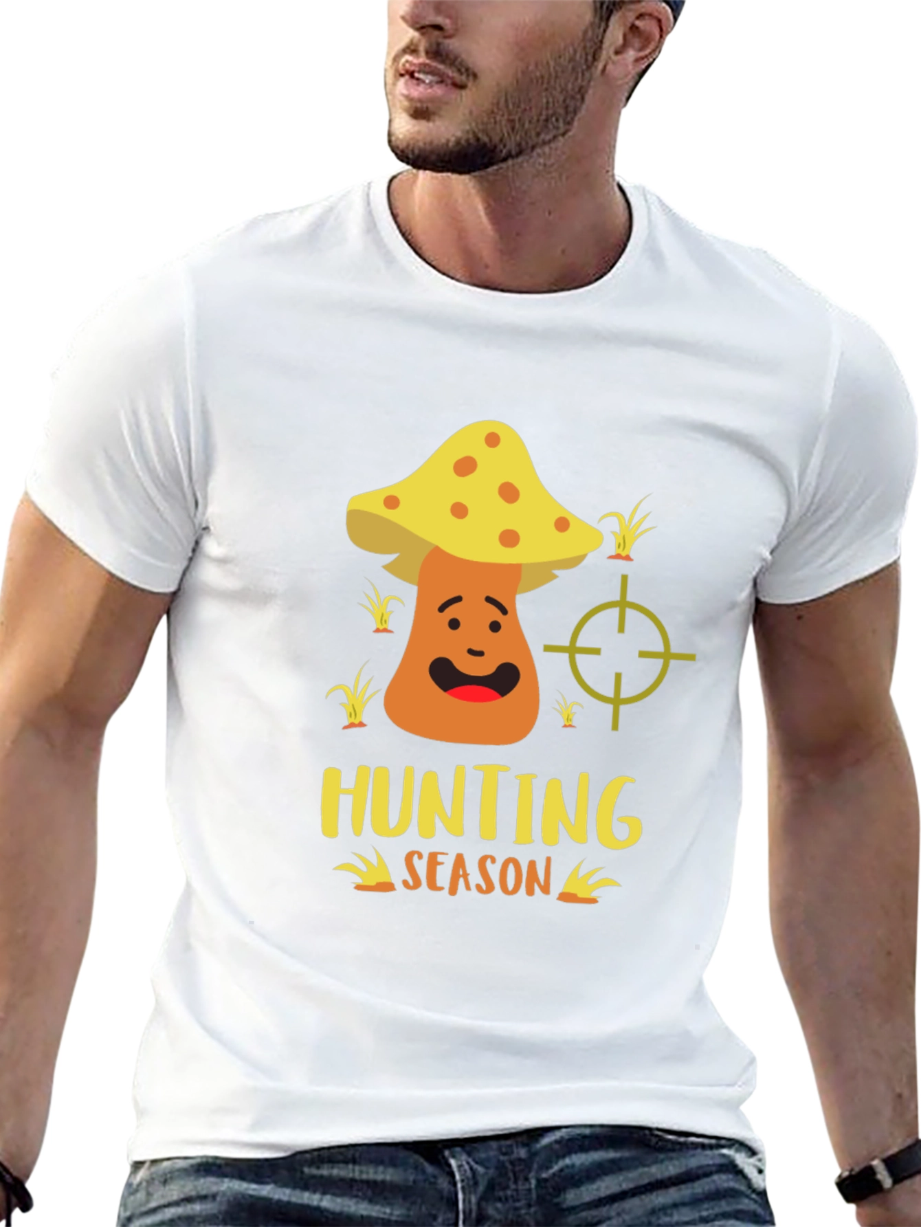Hunting Season Mushroom Graphic Tee