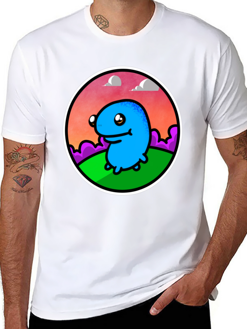 Cartoon Character Graphic Tee