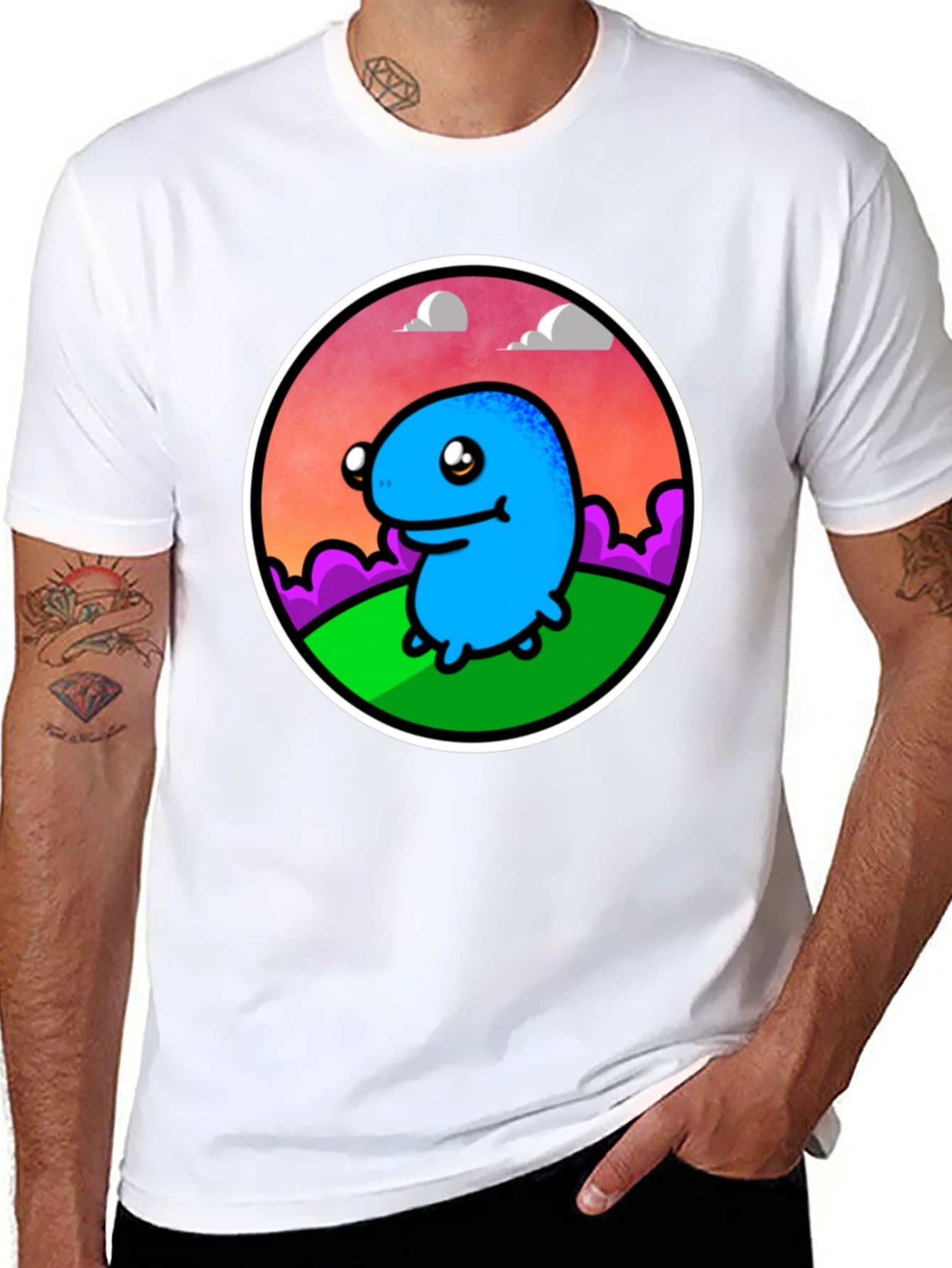 Cartoon Character Graphic Tee