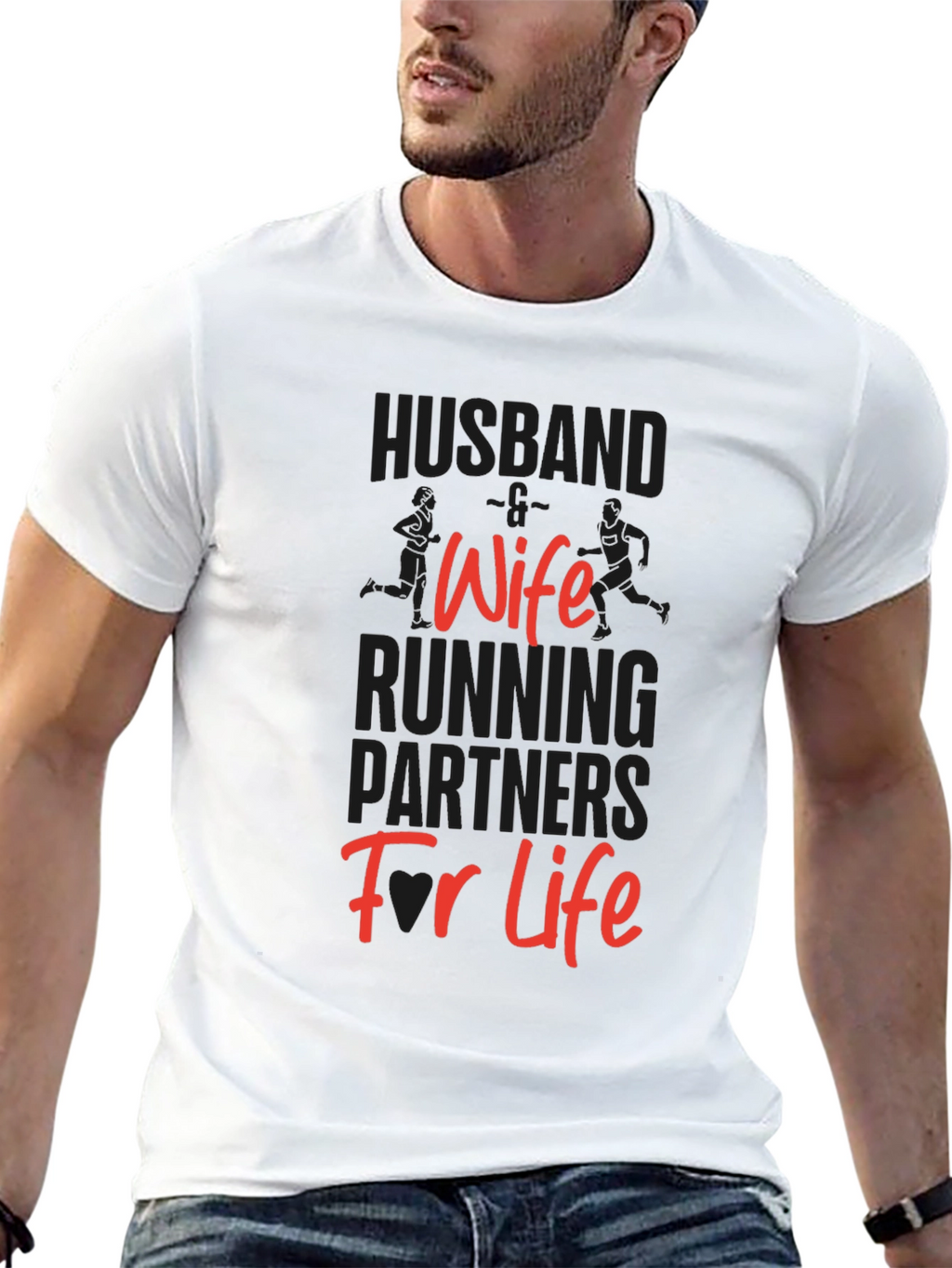 Husband Wife Running Partners T-Shirt
