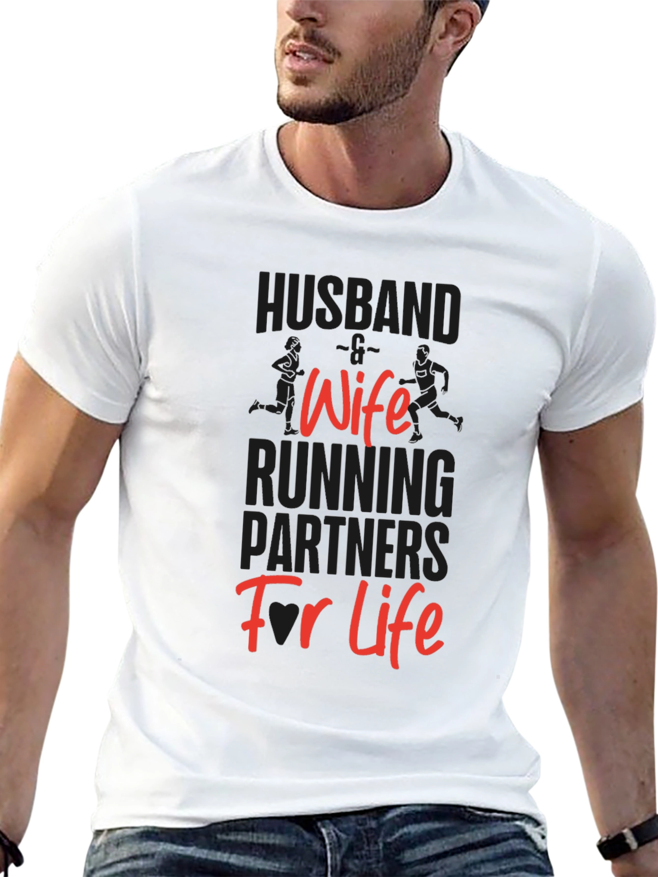 Husband Wife Running Partners T-Shirt