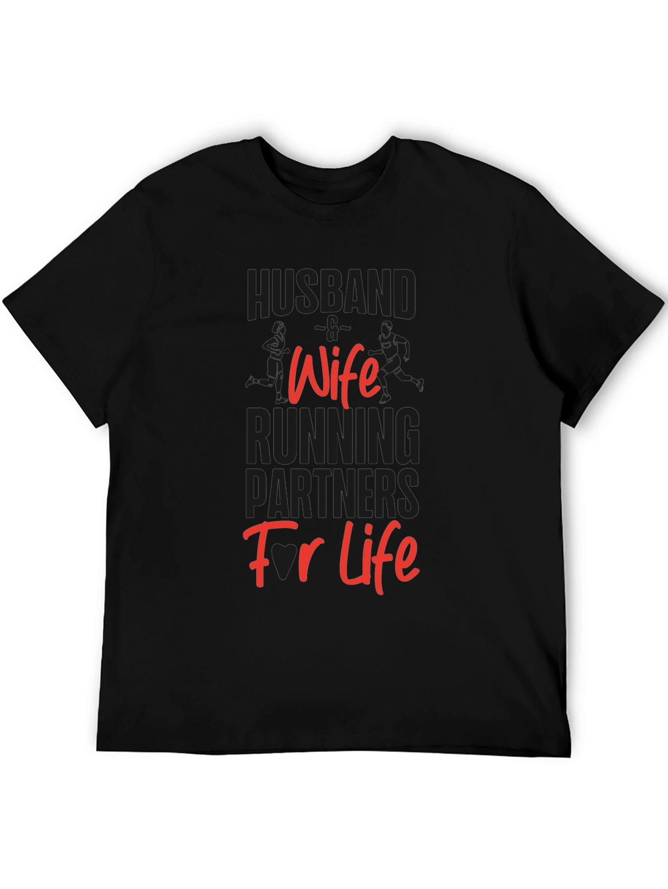 Husband Wife Running Partners T-Shirt