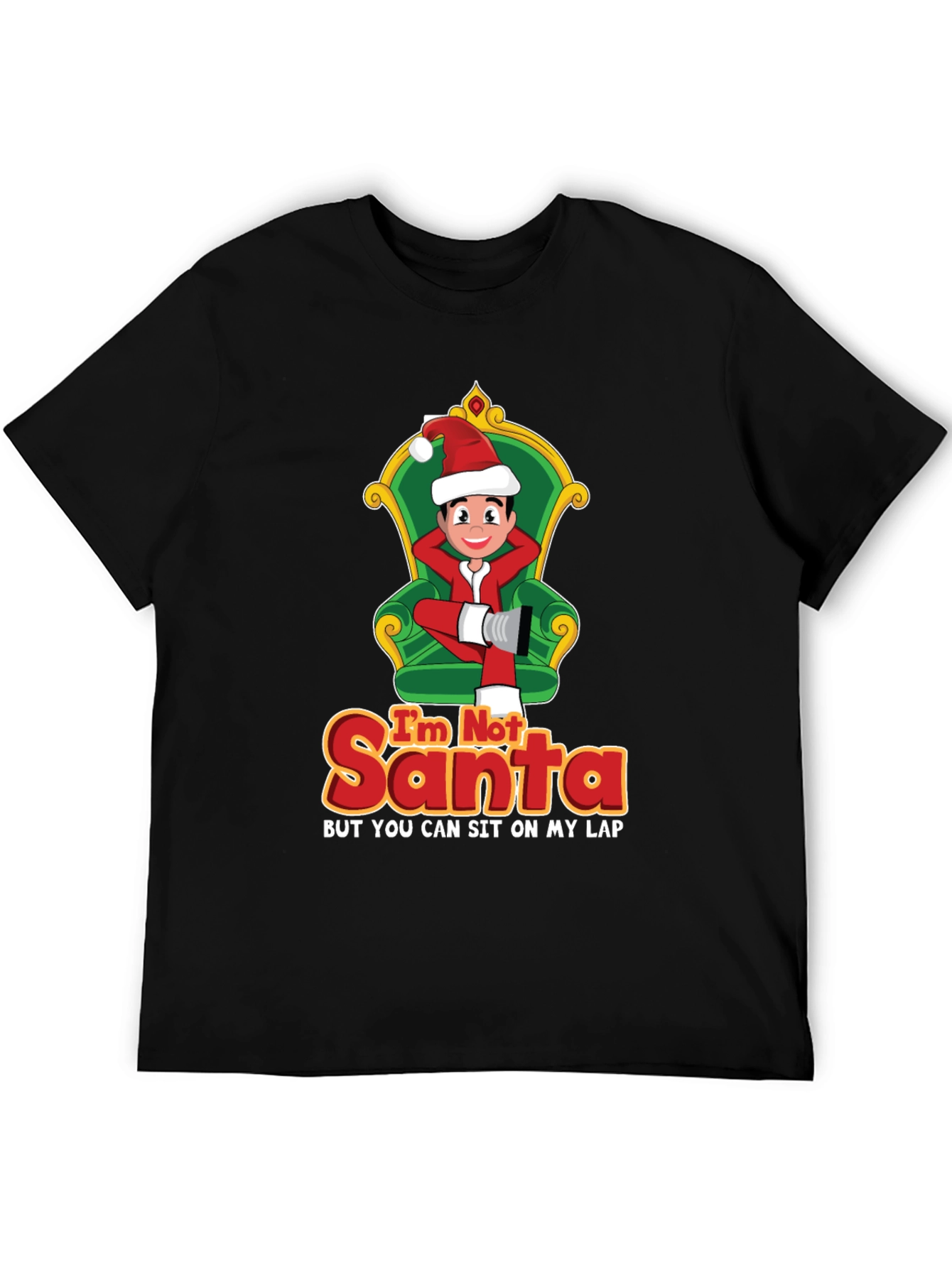 Im Not Santa Funny Christmas Graphic T-Shirt