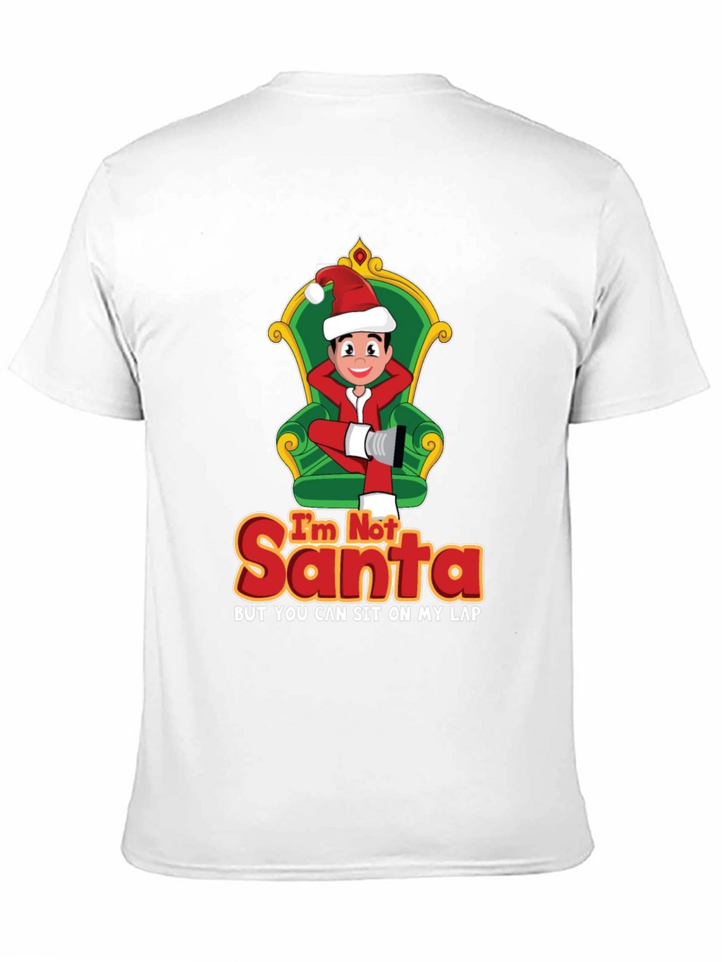 Im Not Santa Funny Christmas Graphic T-Shirt