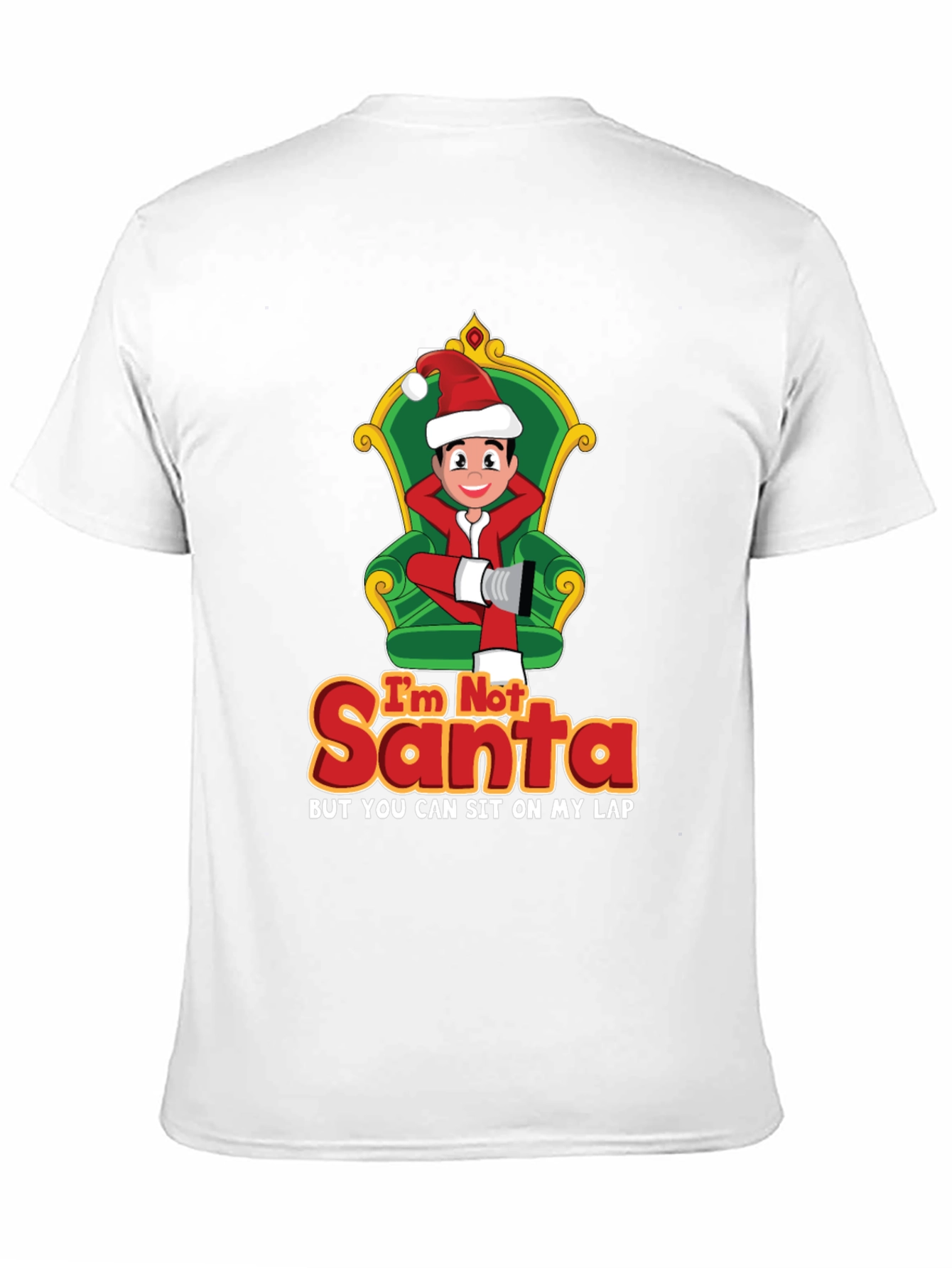 Im Not Santa Funny Christmas Graphic T-Shirt