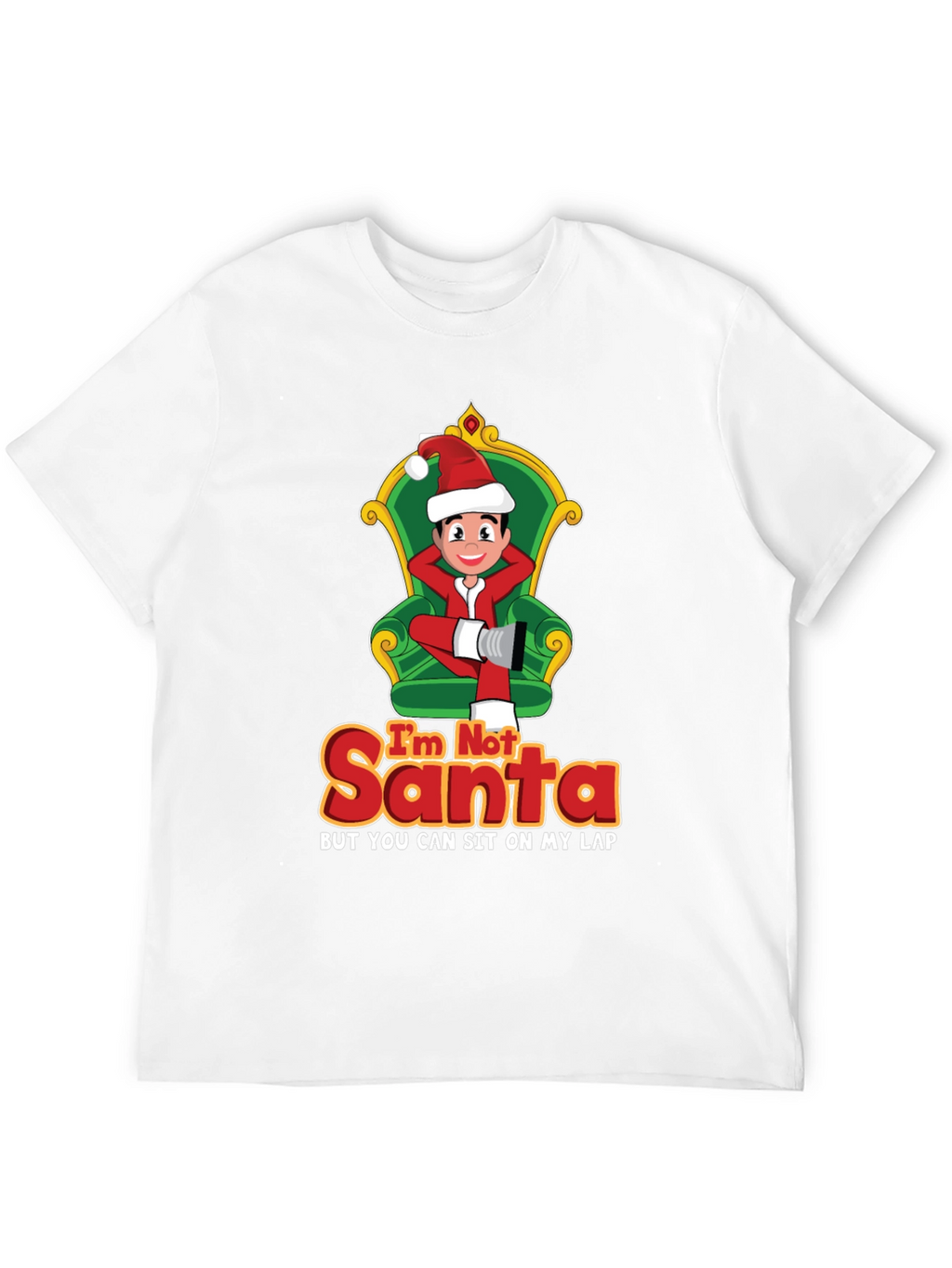 Im Not Santa Funny Christmas Graphic T-Shirt