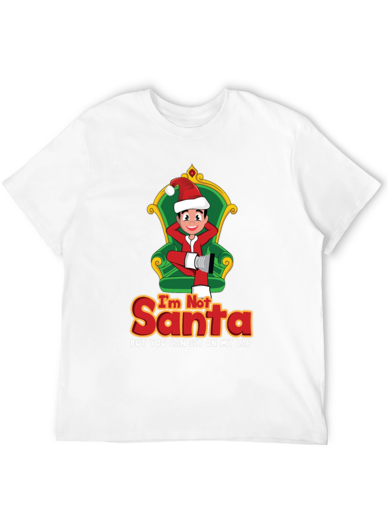 Im Not Santa Funny Christmas Graphic T-Shirt