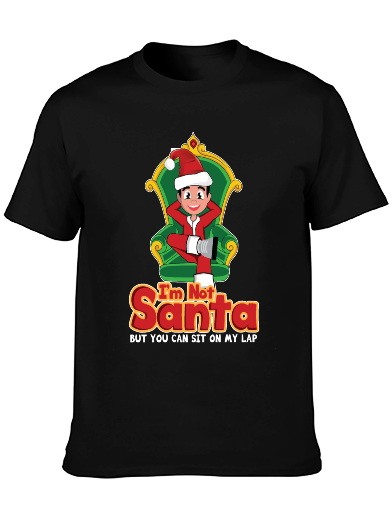Im Not Santa Funny Christmas Graphic T-Shirt