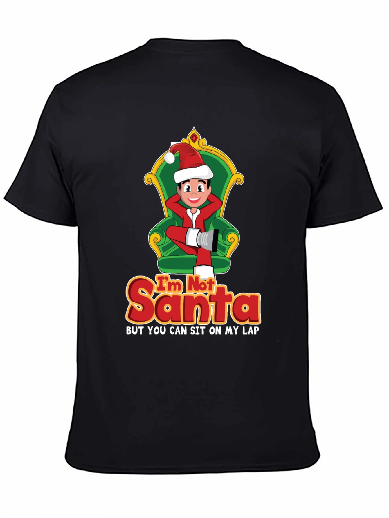 Im Not Santa Funny Christmas Graphic T-Shirt