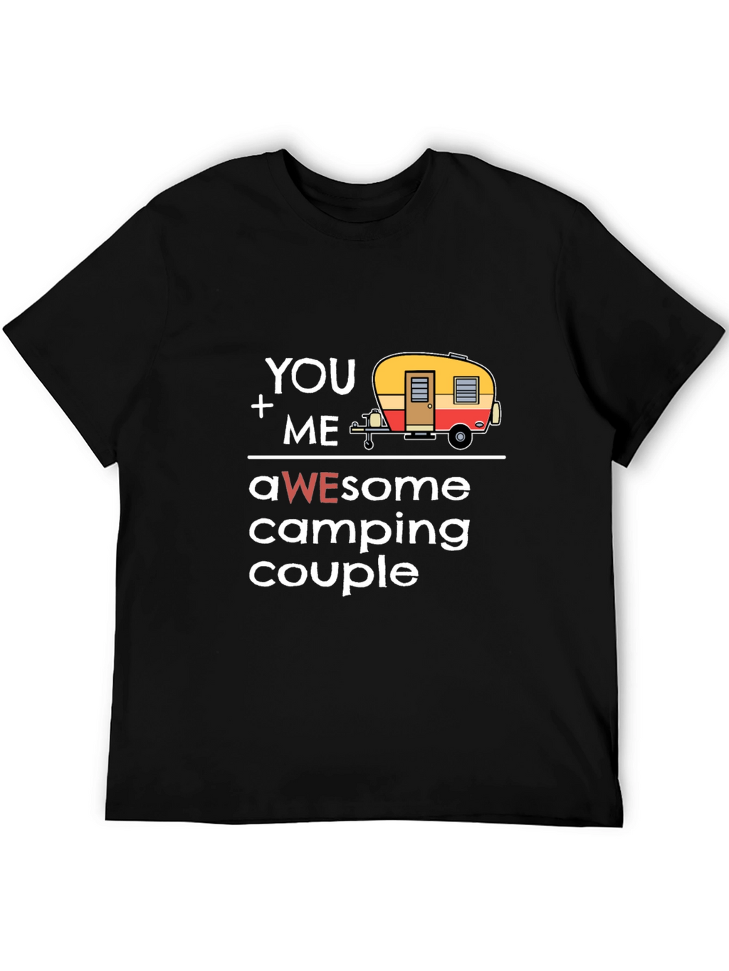 Awesome Camping Couple Graphic Tee