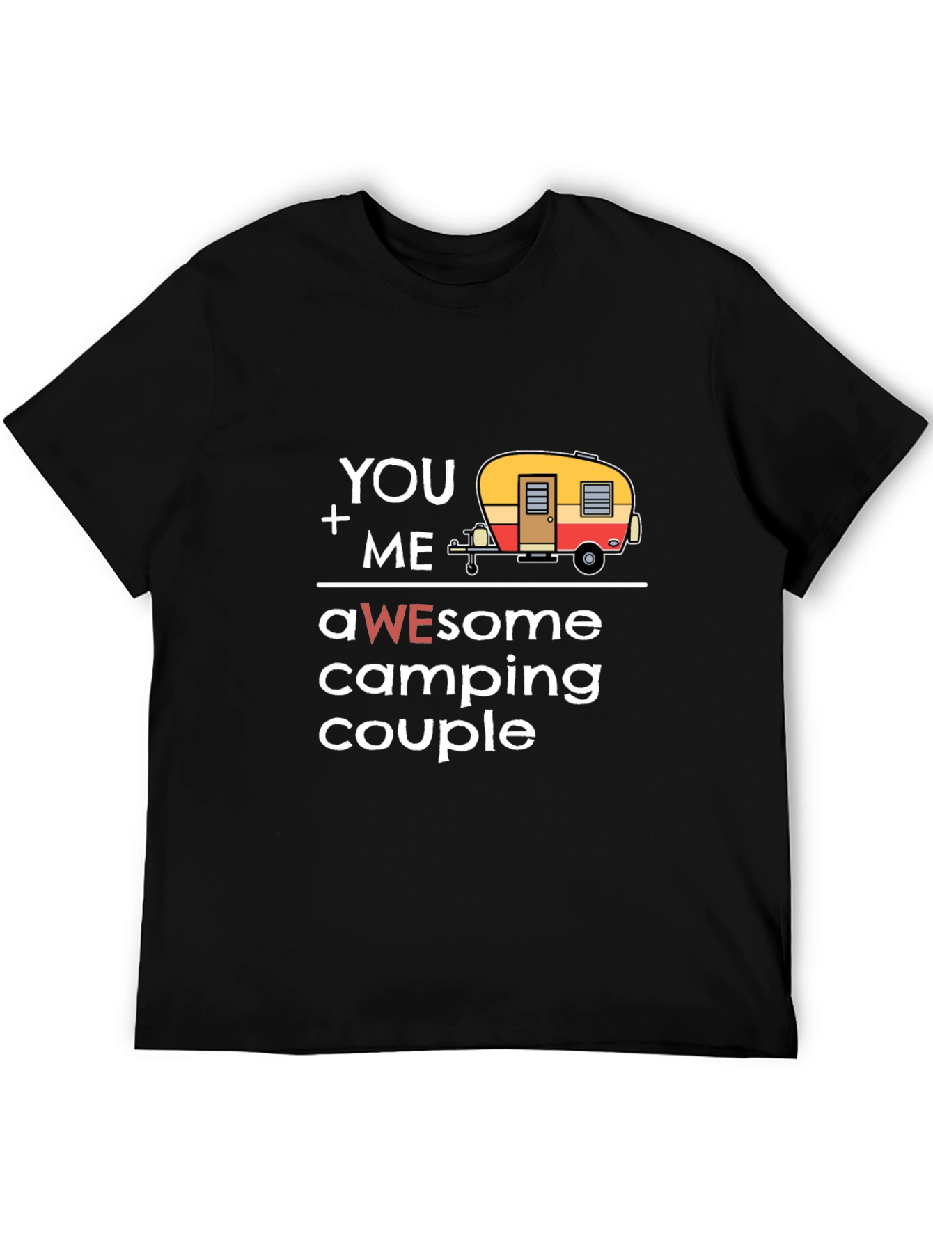 Awesome Camping Couple Graphic Tee