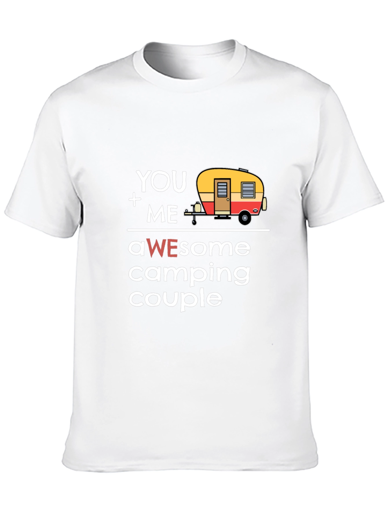 Awesome Camping Couple Graphic Tee