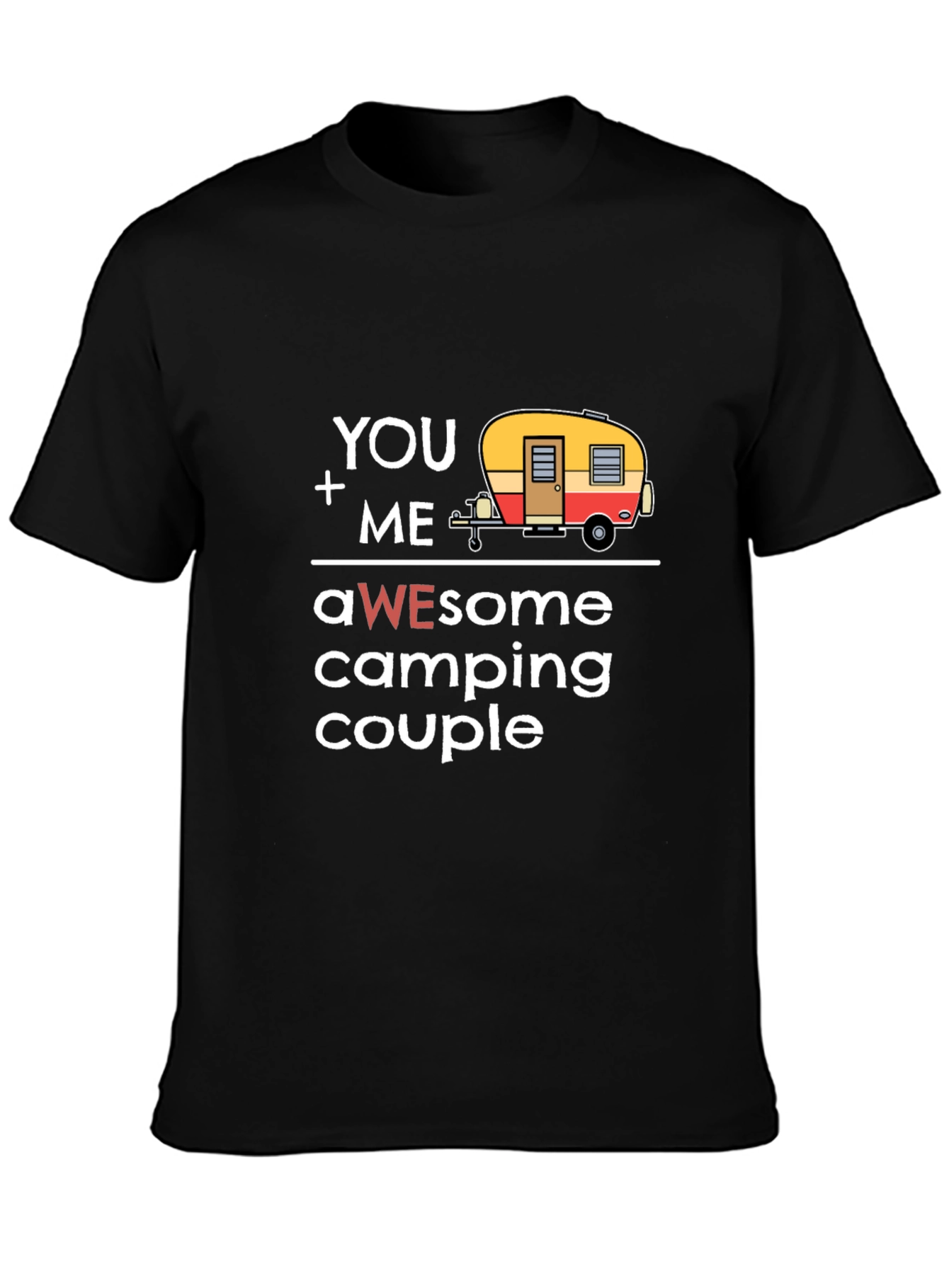 Awesome Camping Couple Graphic Tee