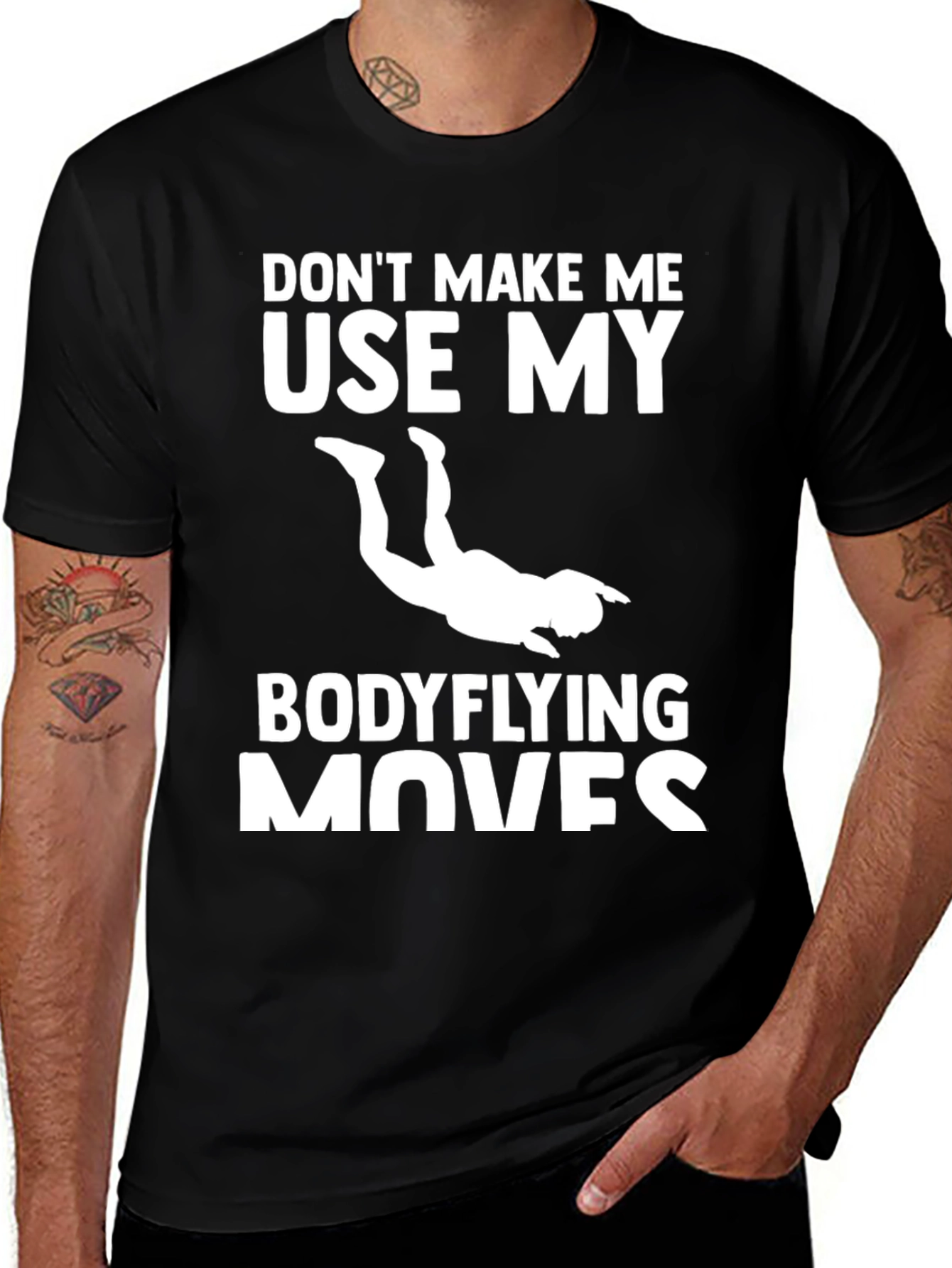 Bodyflying Moves Graphic Tee - Black T-Shirt