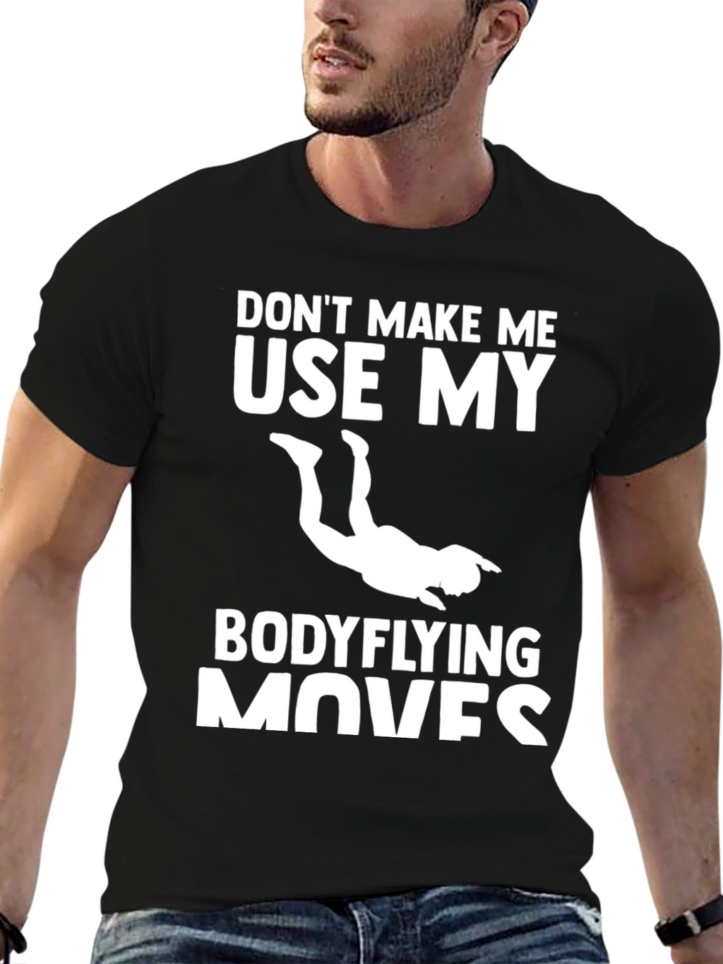 Bodyflying Moves Graphic Tee - Black T-Shirt