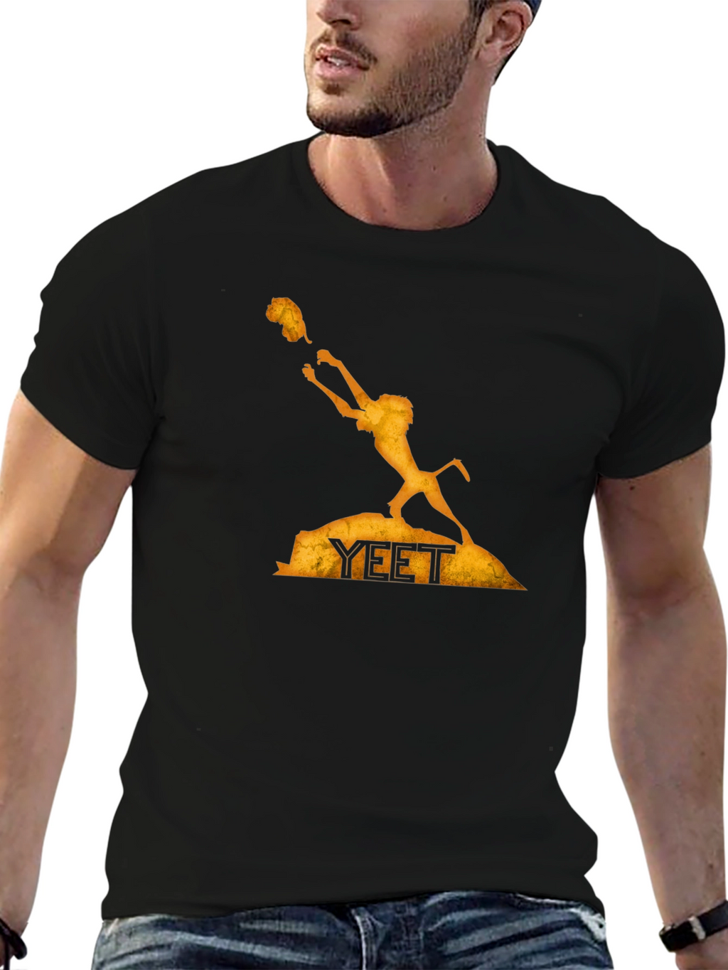 Yeet Lion King Black T-Shirt