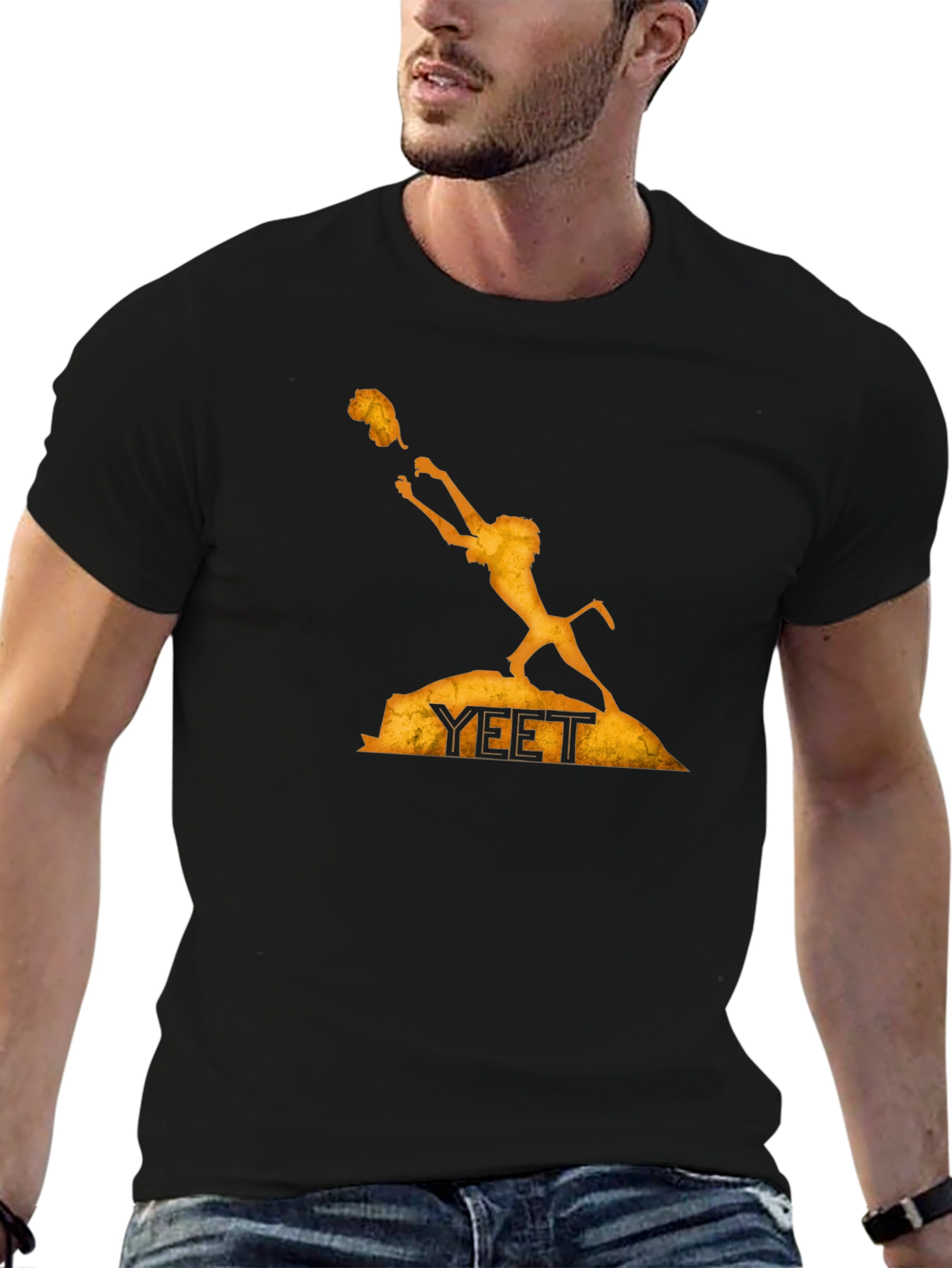 Yeet Lion King Black T-Shirt