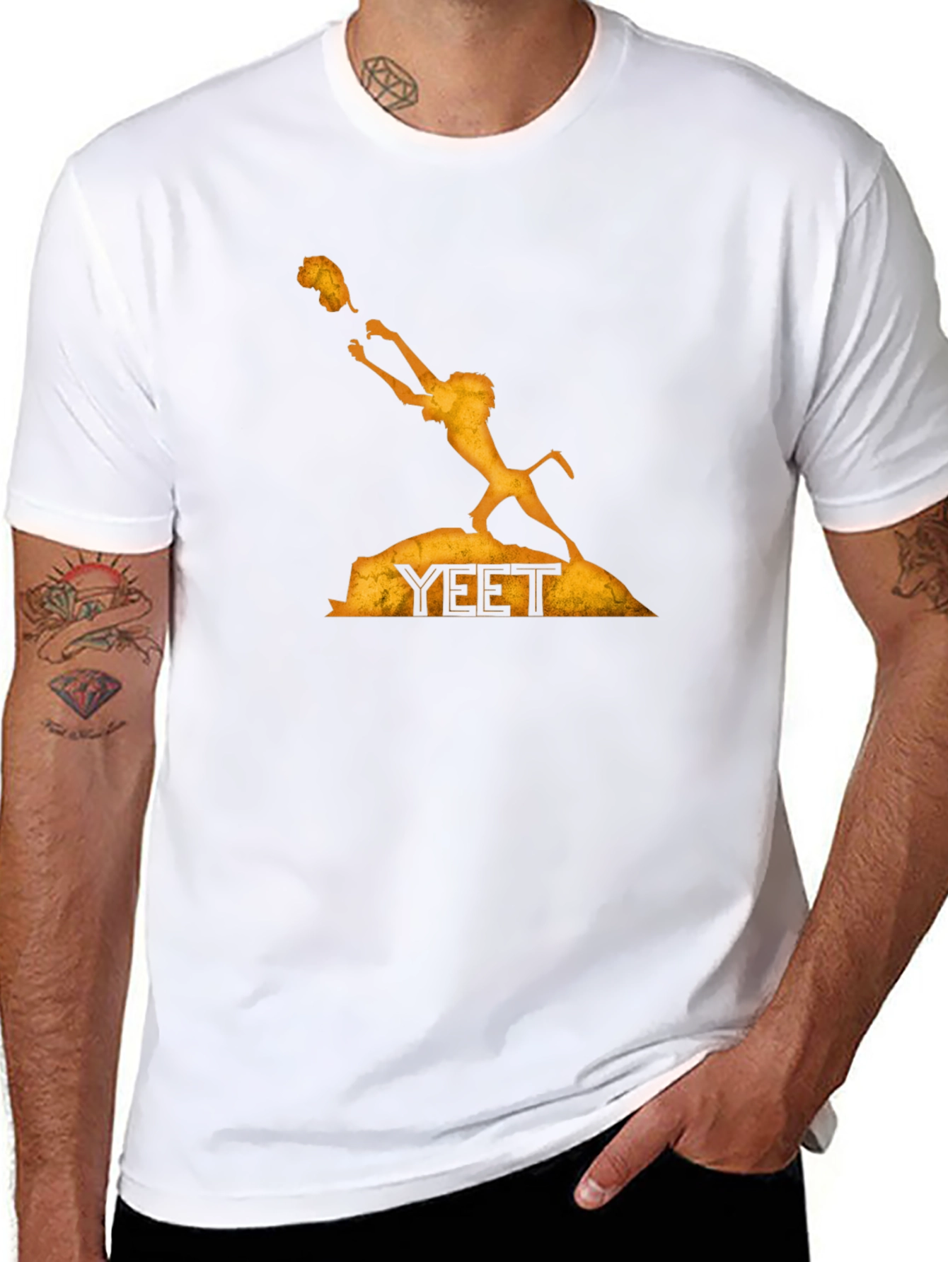 Yeet Lion King Black T-Shirt