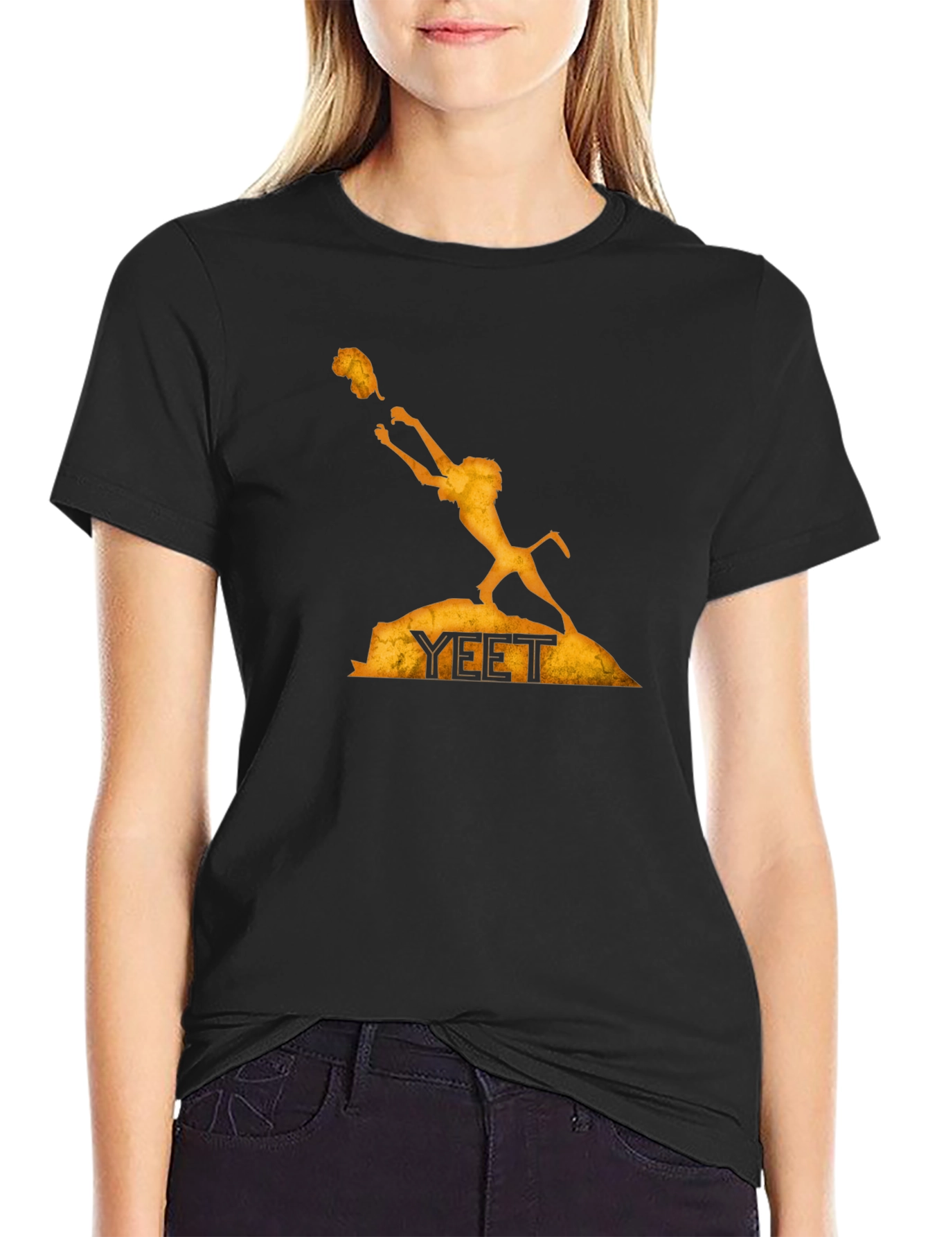 Yeet Lion King Black T-Shirt