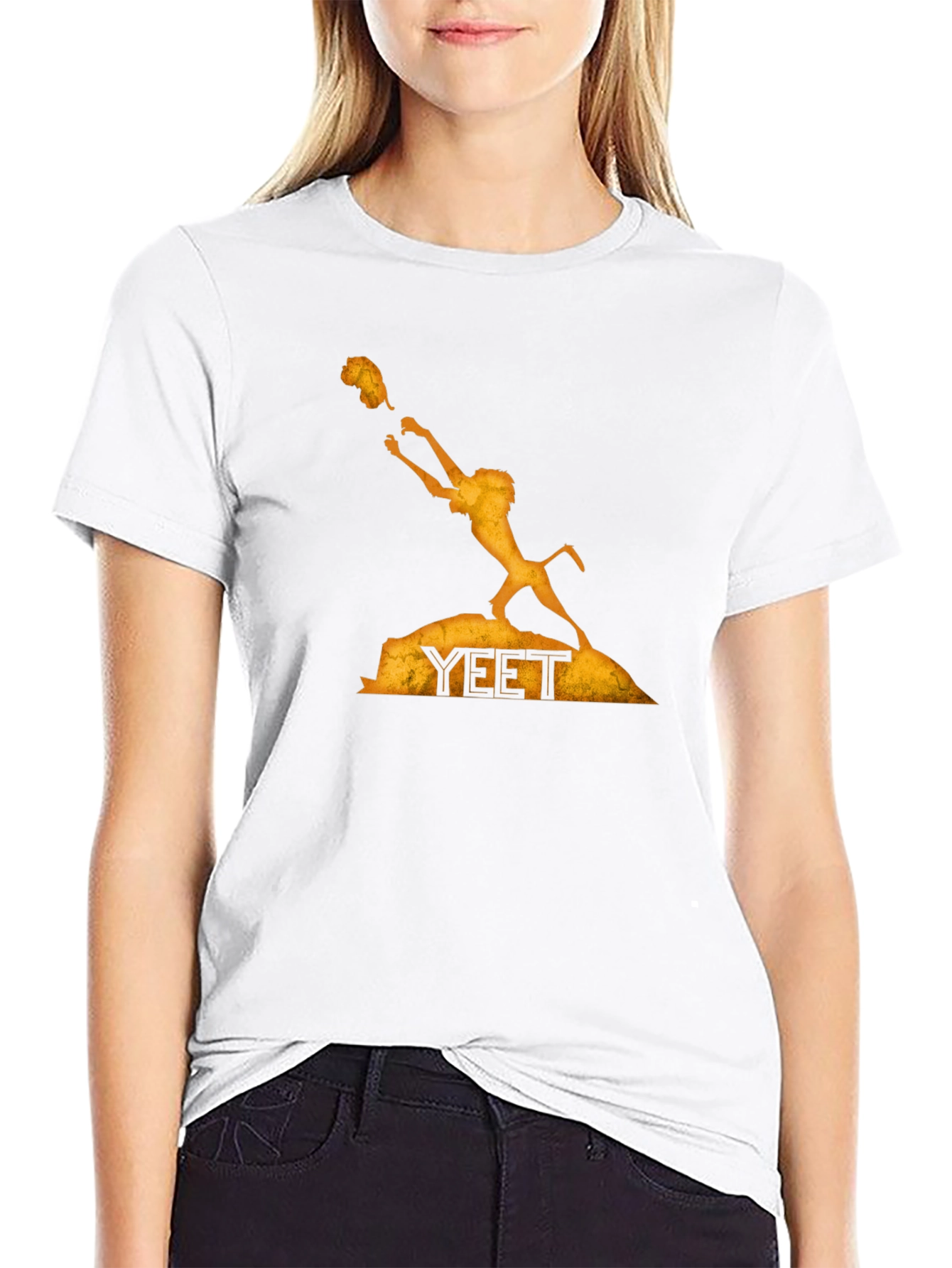 Yeet Lion King Black T-Shirt