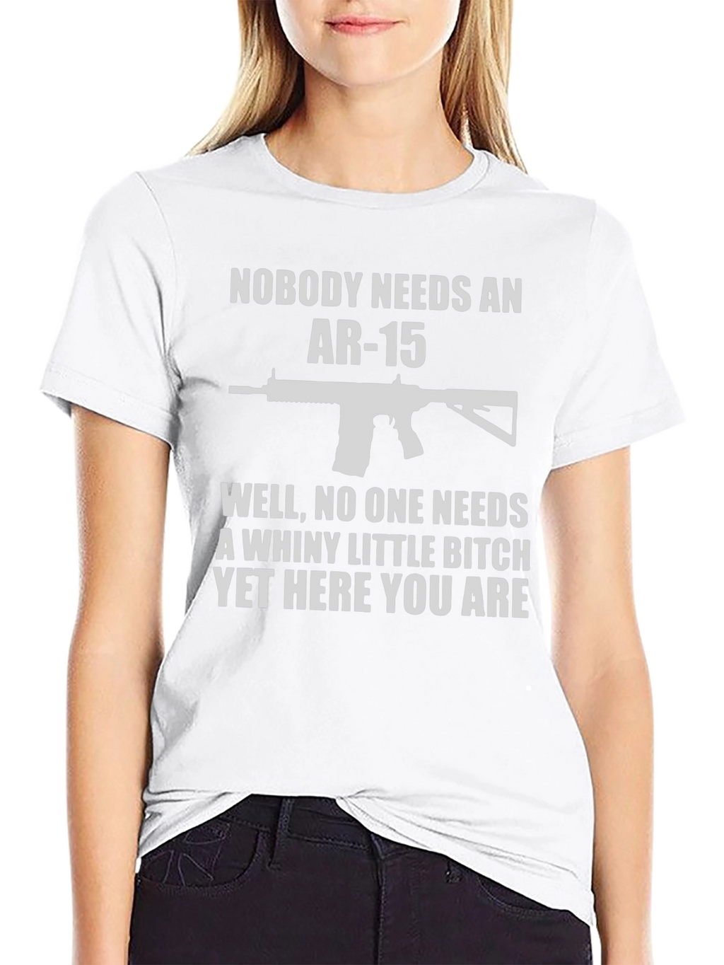 Funny AR-15 T-Shirt: Nobody Needs An AR-15