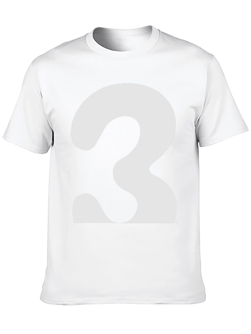 Bold Number 3 Graphic Tee - Classic Fit