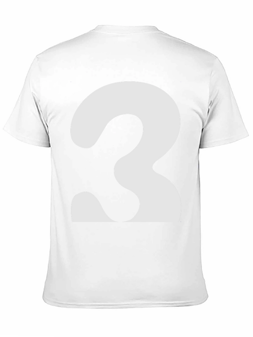 Bold Number 3 Graphic Tee - Classic Fit