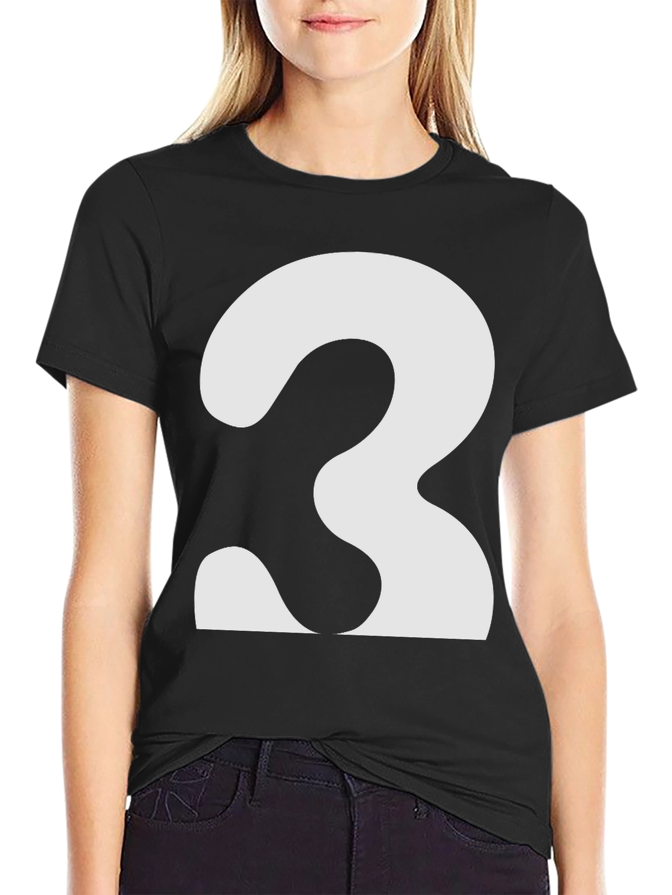 Bold Number 3 Graphic Tee - Classic Fit