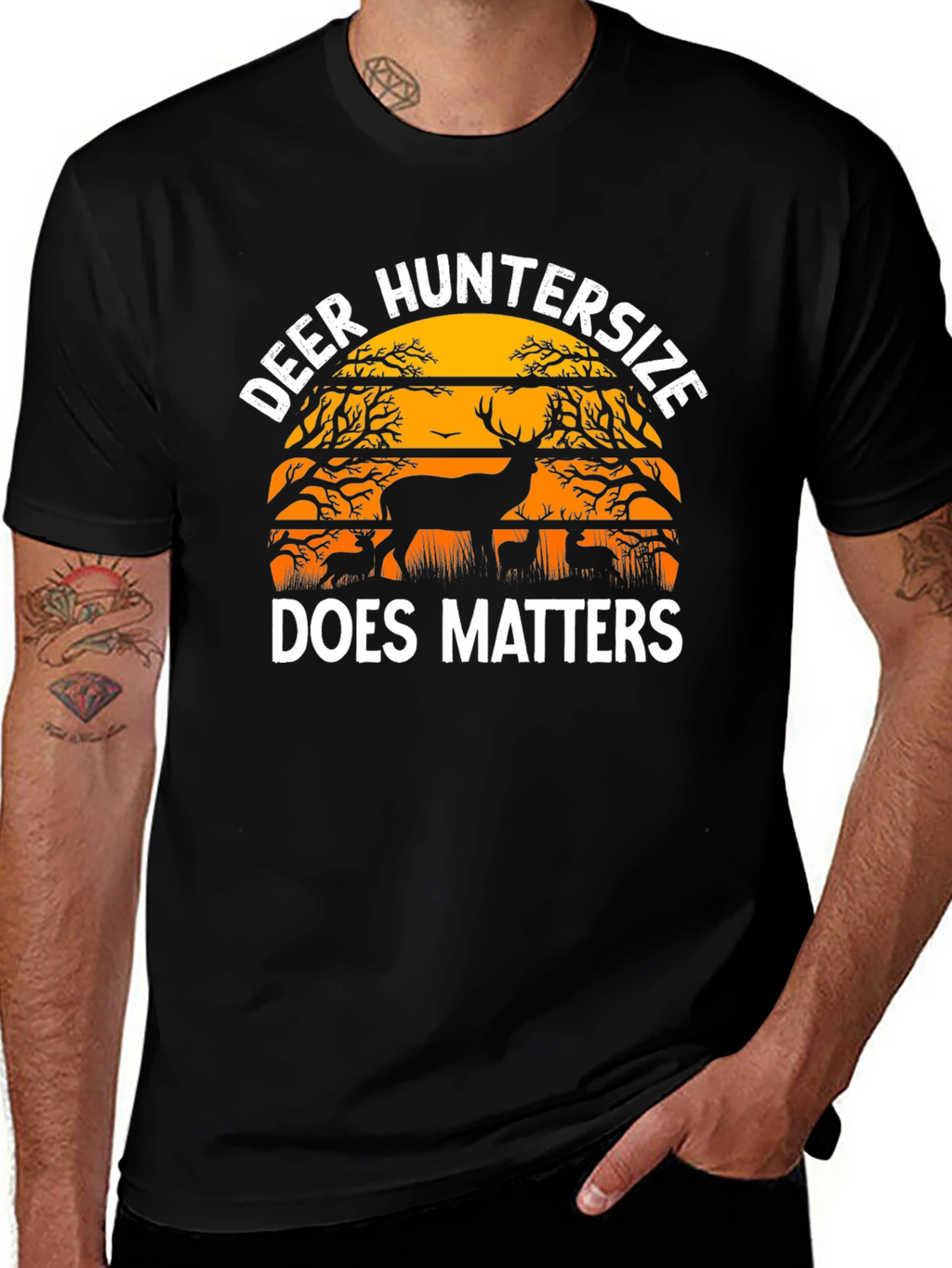 Deer Huntersize Matters Graphic Tee