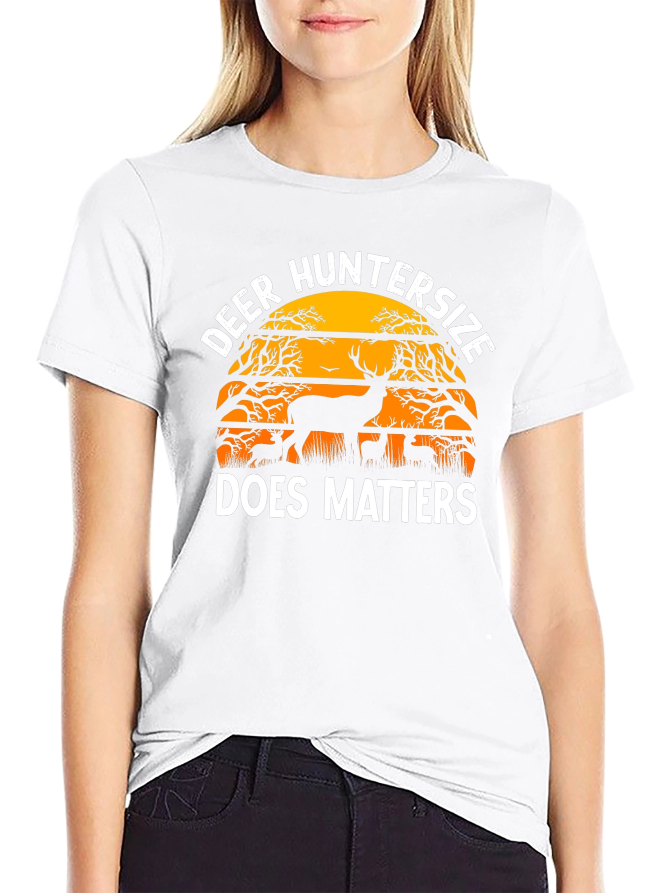 Deer Huntersize Matters Graphic Tee