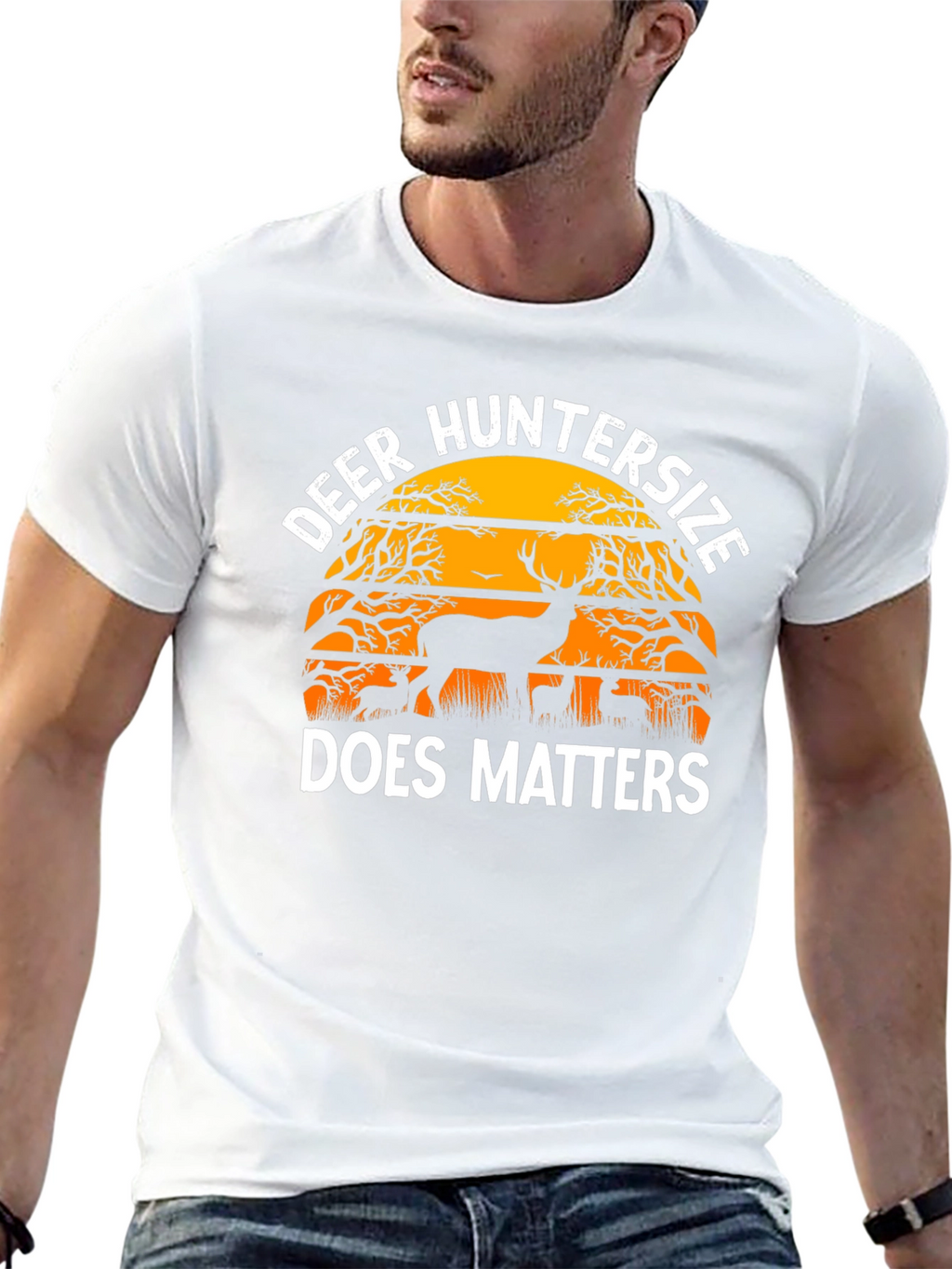 Deer Huntersize Matters Graphic Tee