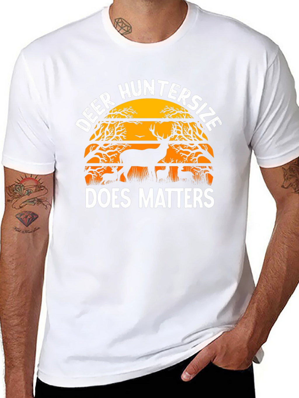 Deer Huntersize Matters Graphic Tee