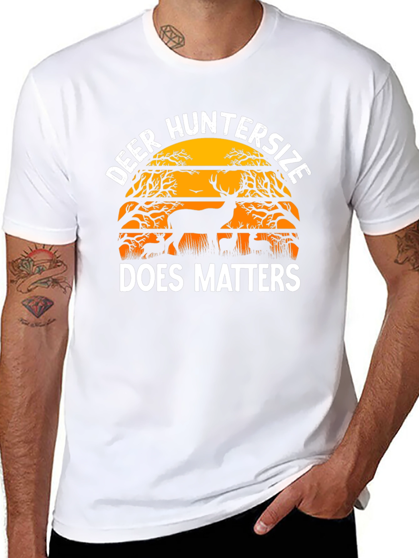 Deer Huntersize Matters Graphic Tee