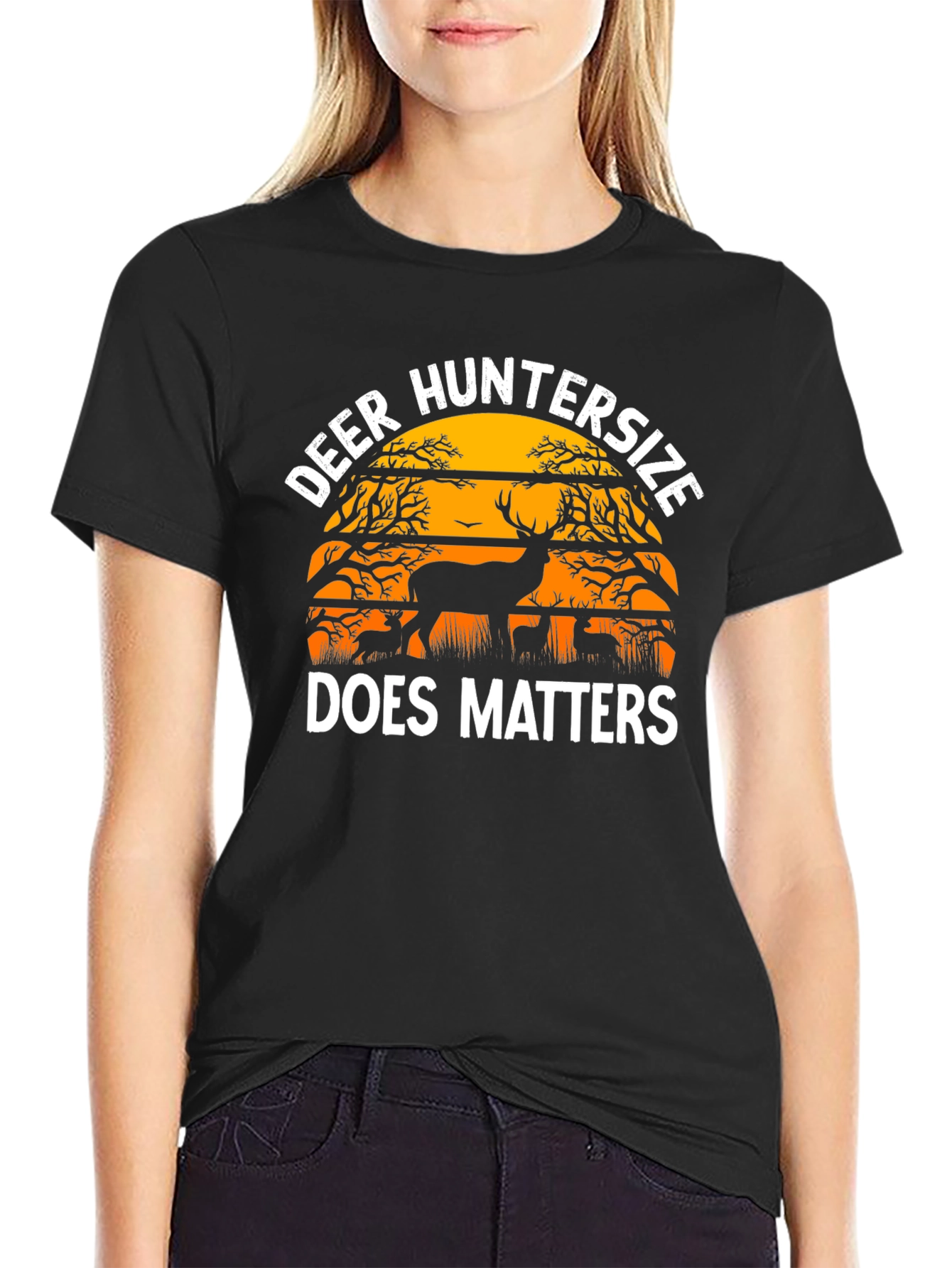 Deer Huntersize Matters Graphic Tee