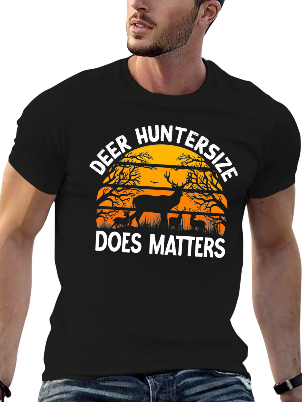 Deer Huntersize Matters Graphic Tee